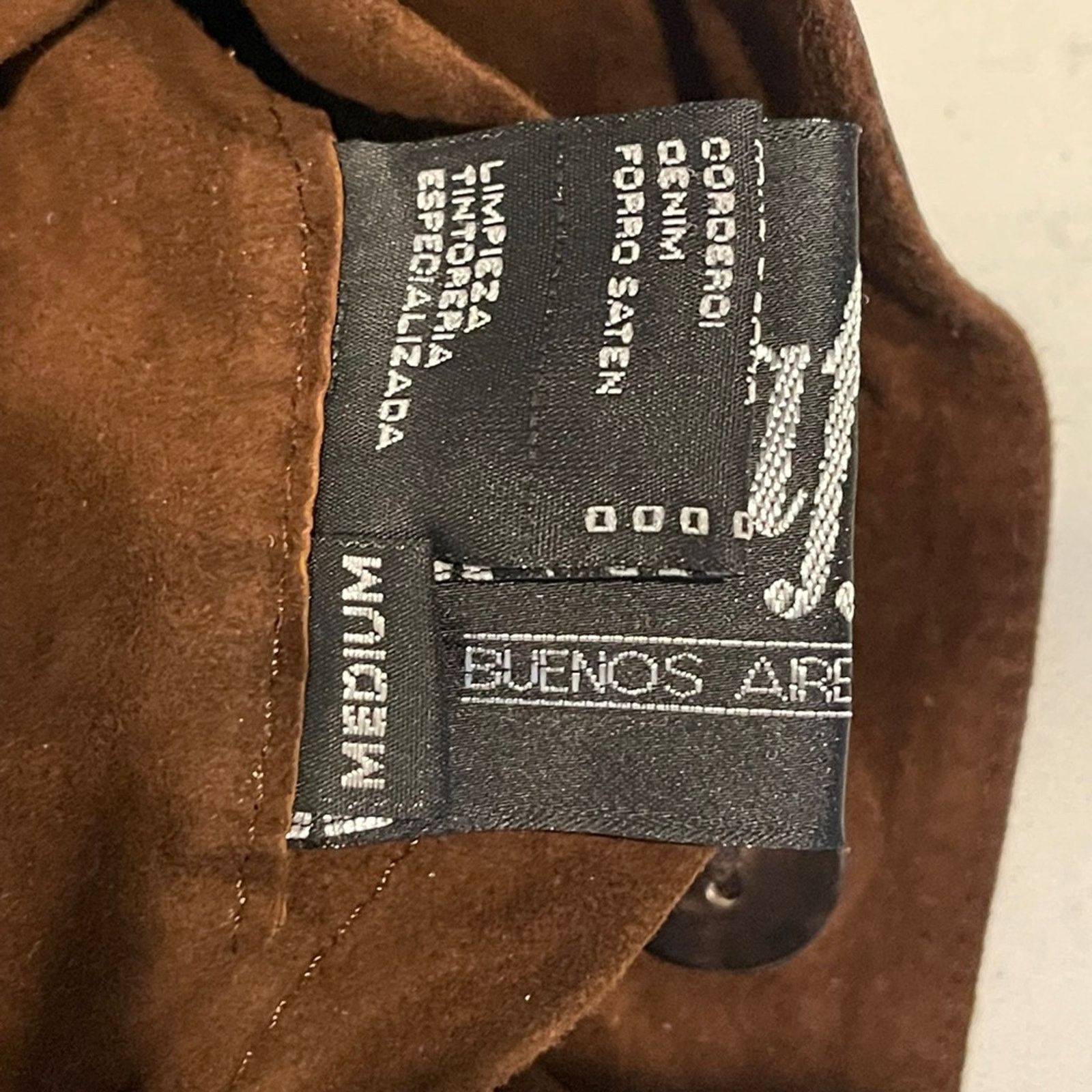 Other Laffon Argentina M Brown Leather Suede reversible Jackets Size US M / EU 48-50 / 2 - 7 Thumbnail