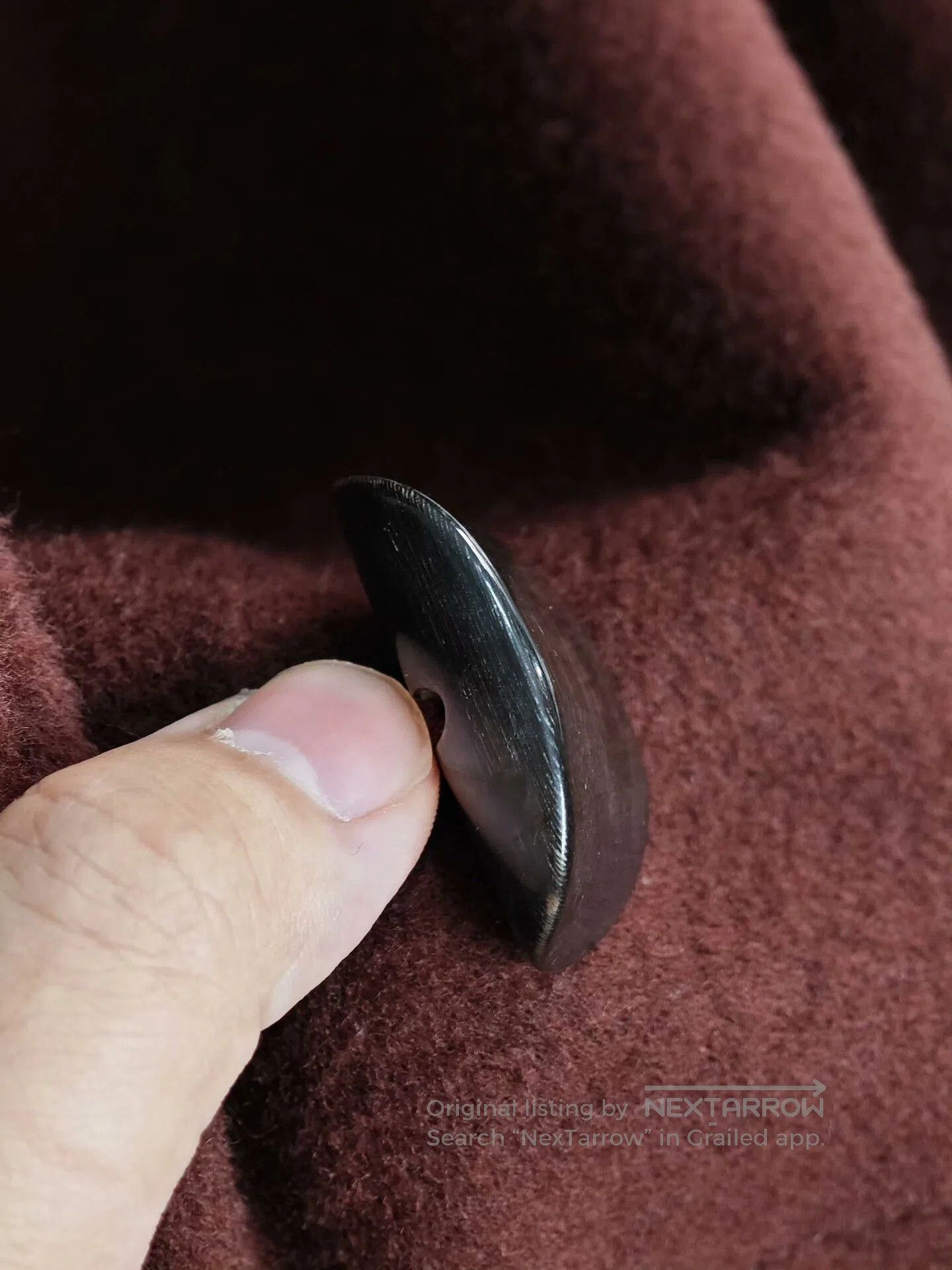 Japanese Brand Italian Wool Overcoat from Cremona. Size M / US 6-8 / IT 42-44 - 8 Thumbnail