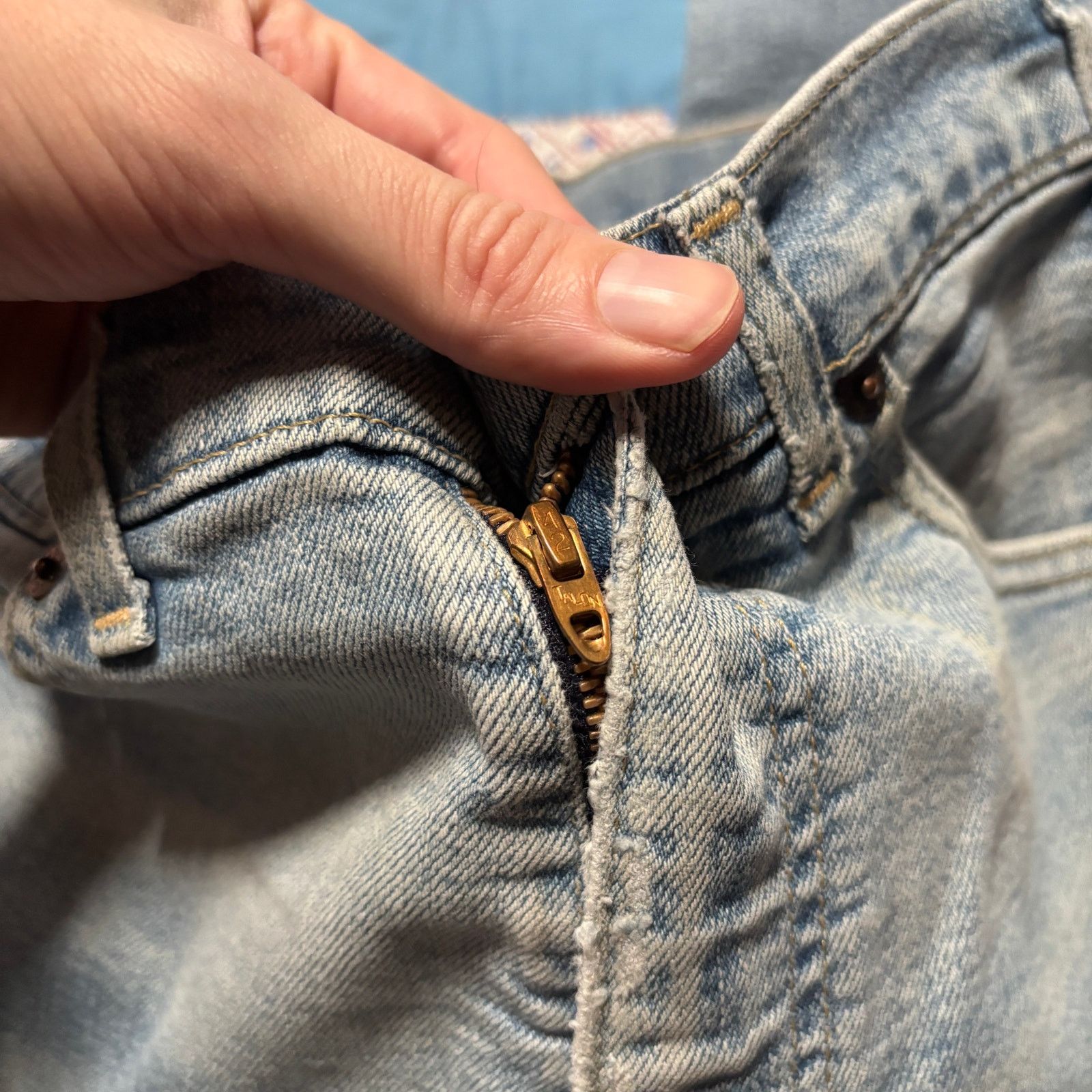 Levi's × Vintage Levis Movin' On 70s Bootcut Capri Style Denim Jeans 30x24 Size 30" / US 8 / IT 44 - 5 Thumbnail