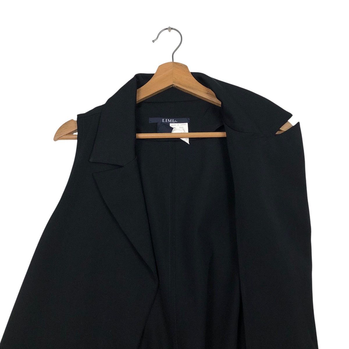 Limi Feu 📌Sleeveless Jacket Runway Rich Black No Button Limi Feu Size S / US 4 / IT 40 - 13 Thumbnail
