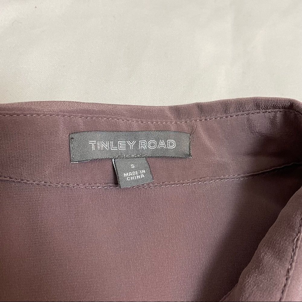 Tilley Juicy Couture Tinley Road Silk Olivia Dusty Rose Blouse Siz Size S / US 4 / IT 40 - 7 Thumbnail