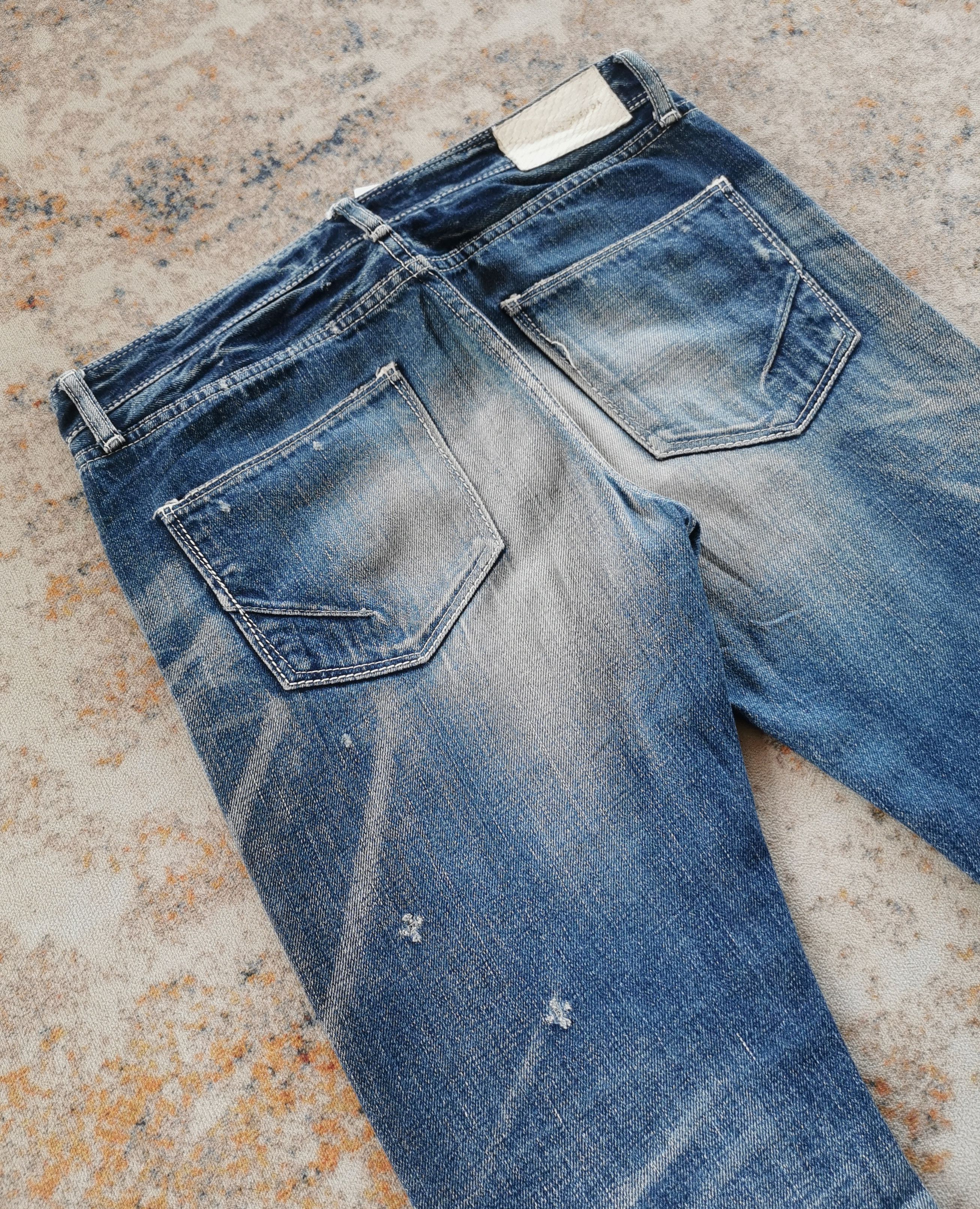 GOSTAR DE FUGA GOSTAR DE FUGA Selvedge Distressed Denim Jeans Size 30 Size US 30 / EU 46 - 11 Thumbnail