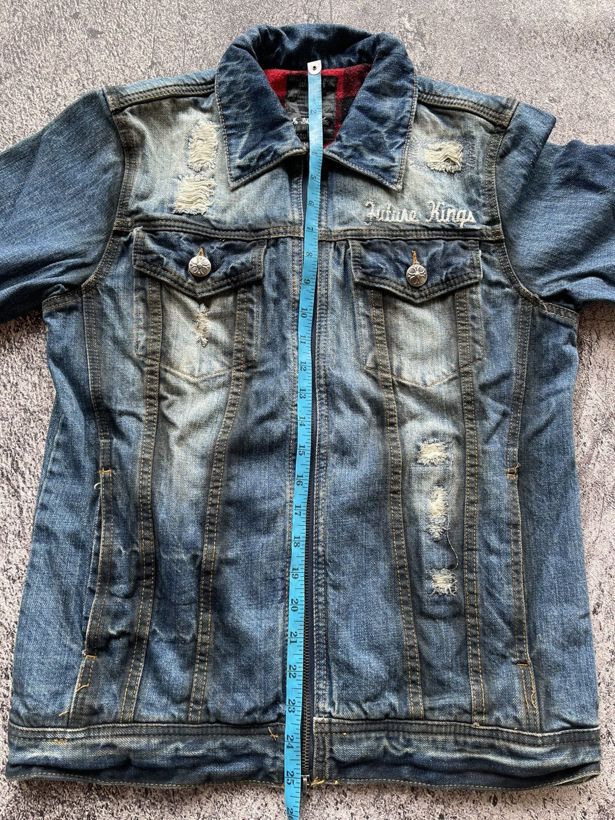 In The Attic Intheattic double layer poem denim jacket Size US M / EU 48-50 / 2 - 20 Thumbnail