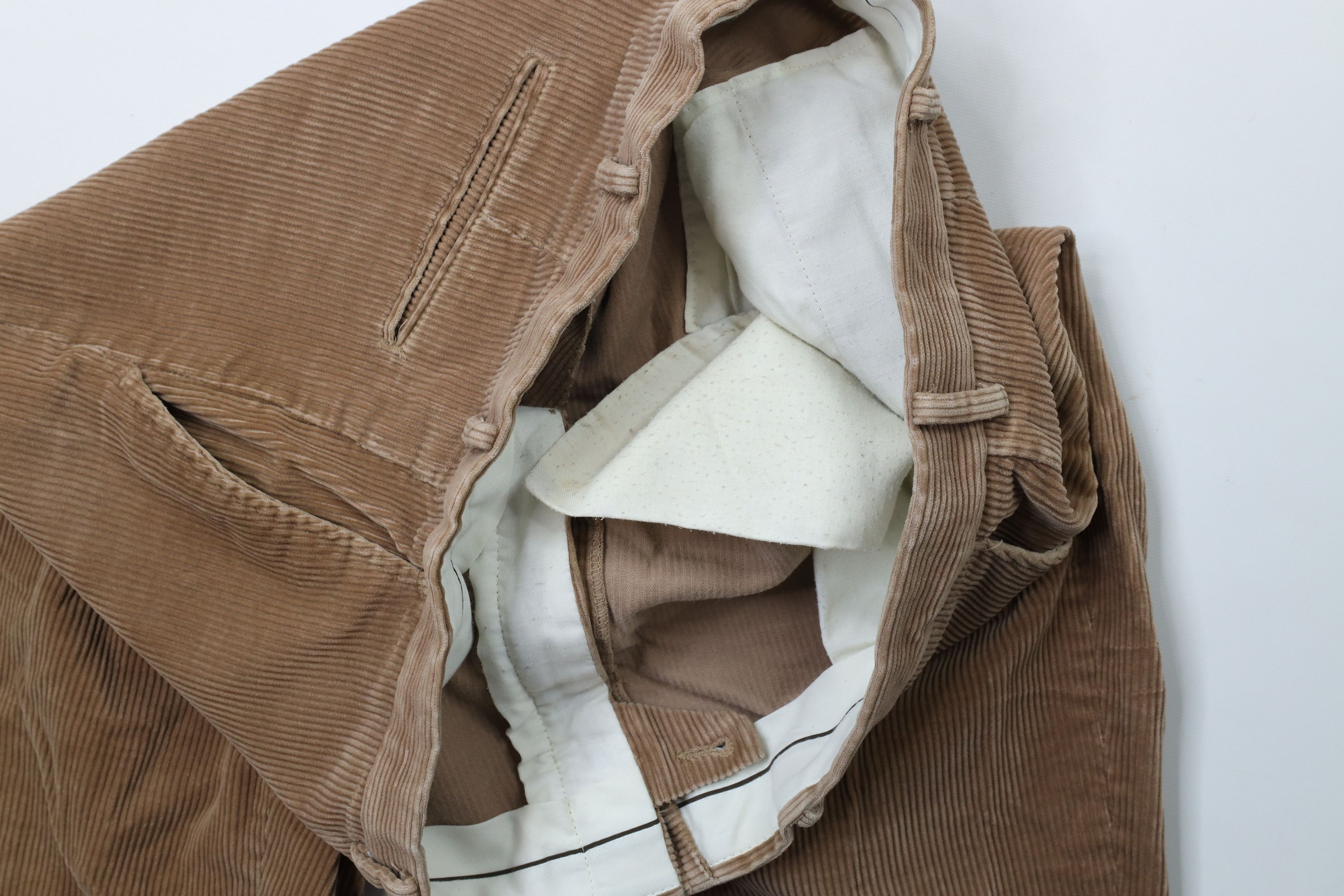 Vintage Vintage 90s Streetwear Relaxed Wide Leg Corduroy Chino Pants Size US 38 / EU 54 - 9 Thumbnail