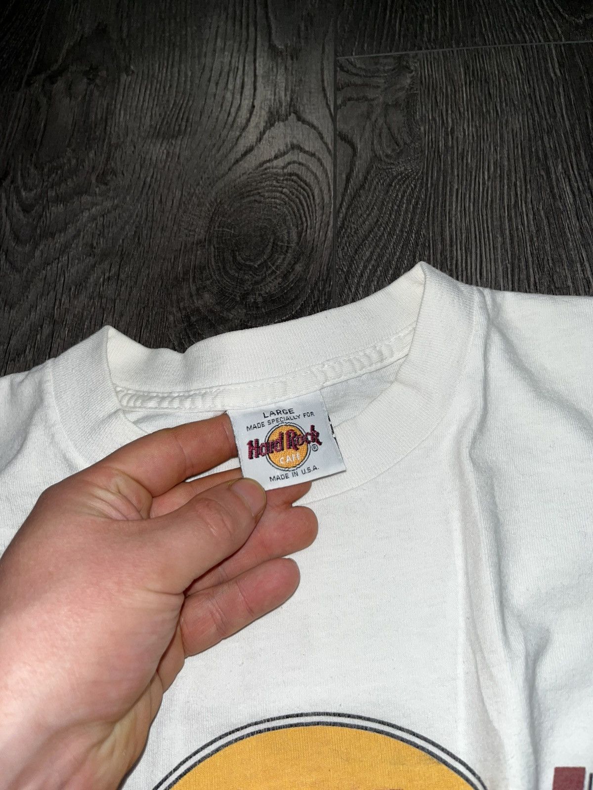 Hard Rock Cafe Vintage 90s Hard Rock Cafe New York T-Shirt Made in USA Size US L / EU 52-54 / 3 - 5 Thumbnail