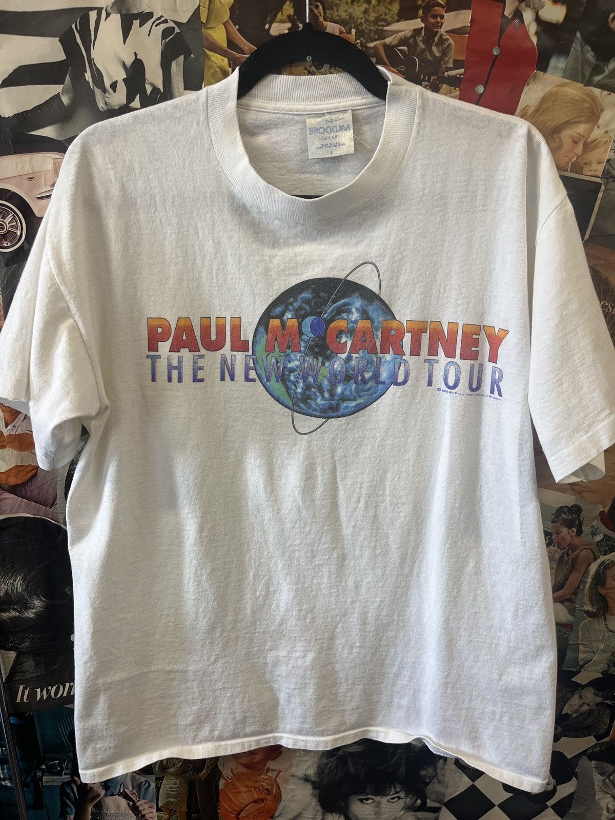 Vintage Paul McCartney The New World Tour Size US L / EU 52-54 / 3 - 1 Thumbnail