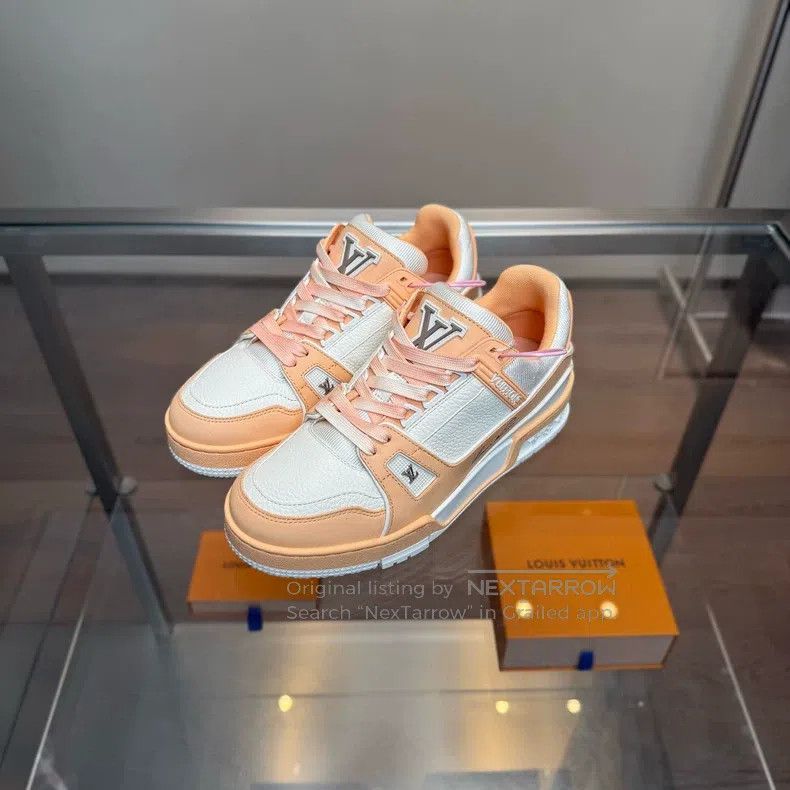 Louis Vuitton Louis Vuitton Trainer New Orange shoes Size US 5.5 / IT 35.5 - 6 Thumbnail