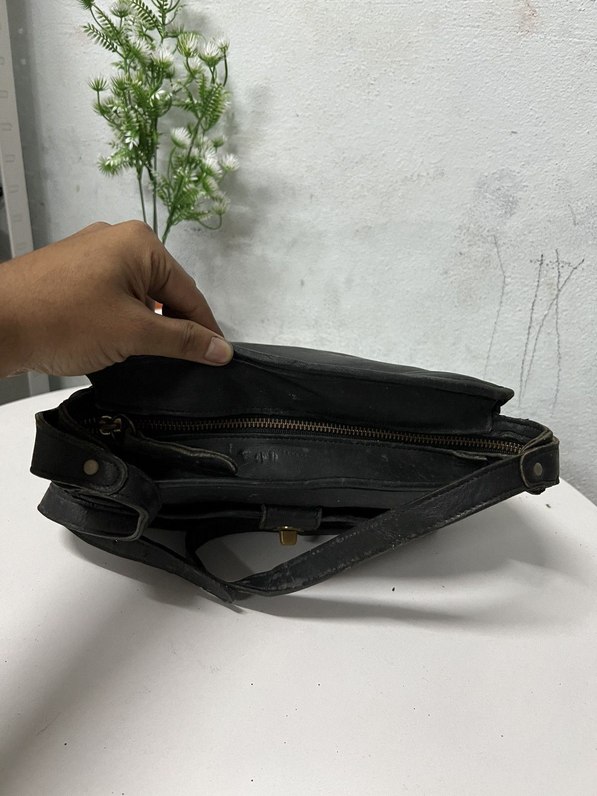 Leather × Vintage Vingage LAURA USA leather Shoulder Size ONE SIZE - 3 Thumbnail