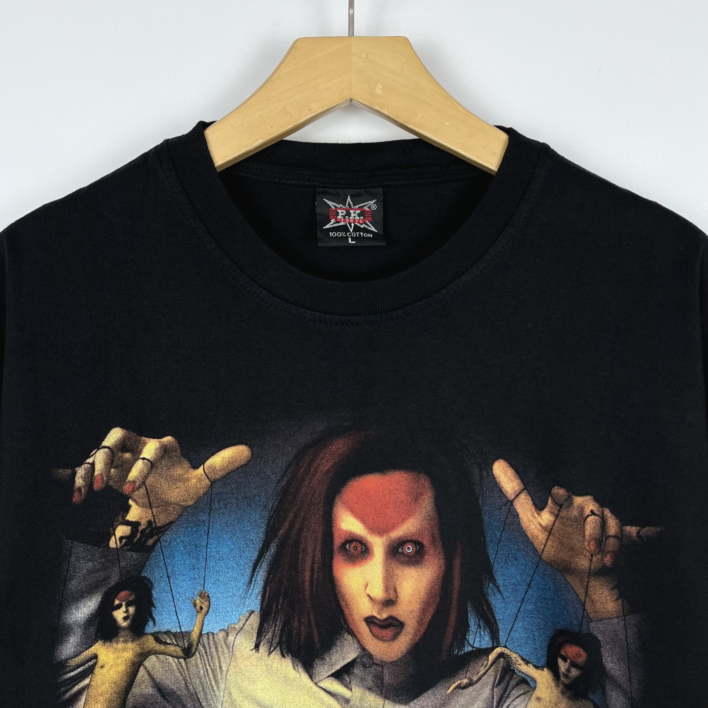 Band Tees Vintage Marilyn Manson Rare Rock Band T Shirt 2000’s Size US L / EU 52-54 / 3 - 6 Thumbnail