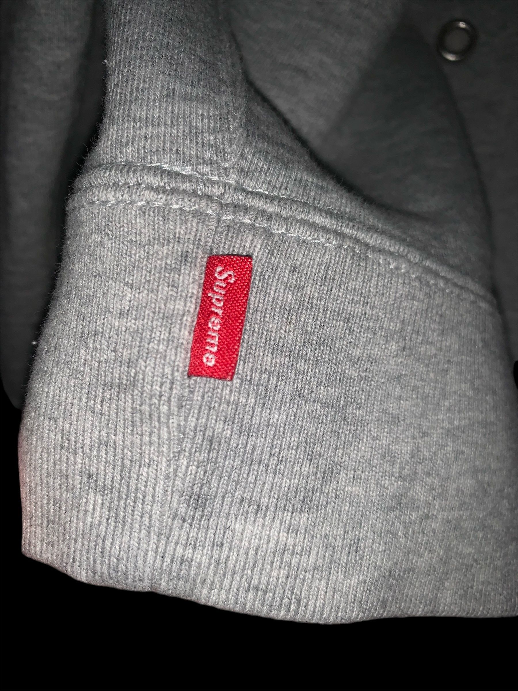 Supreme Supreme SS20 Eyelet Hoodie Grey (XL) Size US XL / EU 56 / 4 - 9 Thumbnail