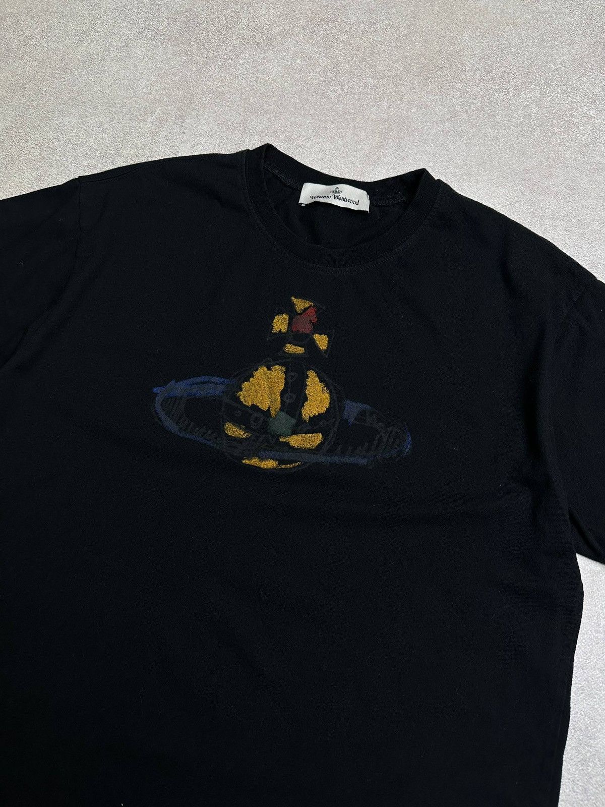 Vivienne Westwood Vivienne Westwood Orb Saturn Big Logo T-shirt L Size US L / EU 52-54 / 3 - 2 Thumbnail