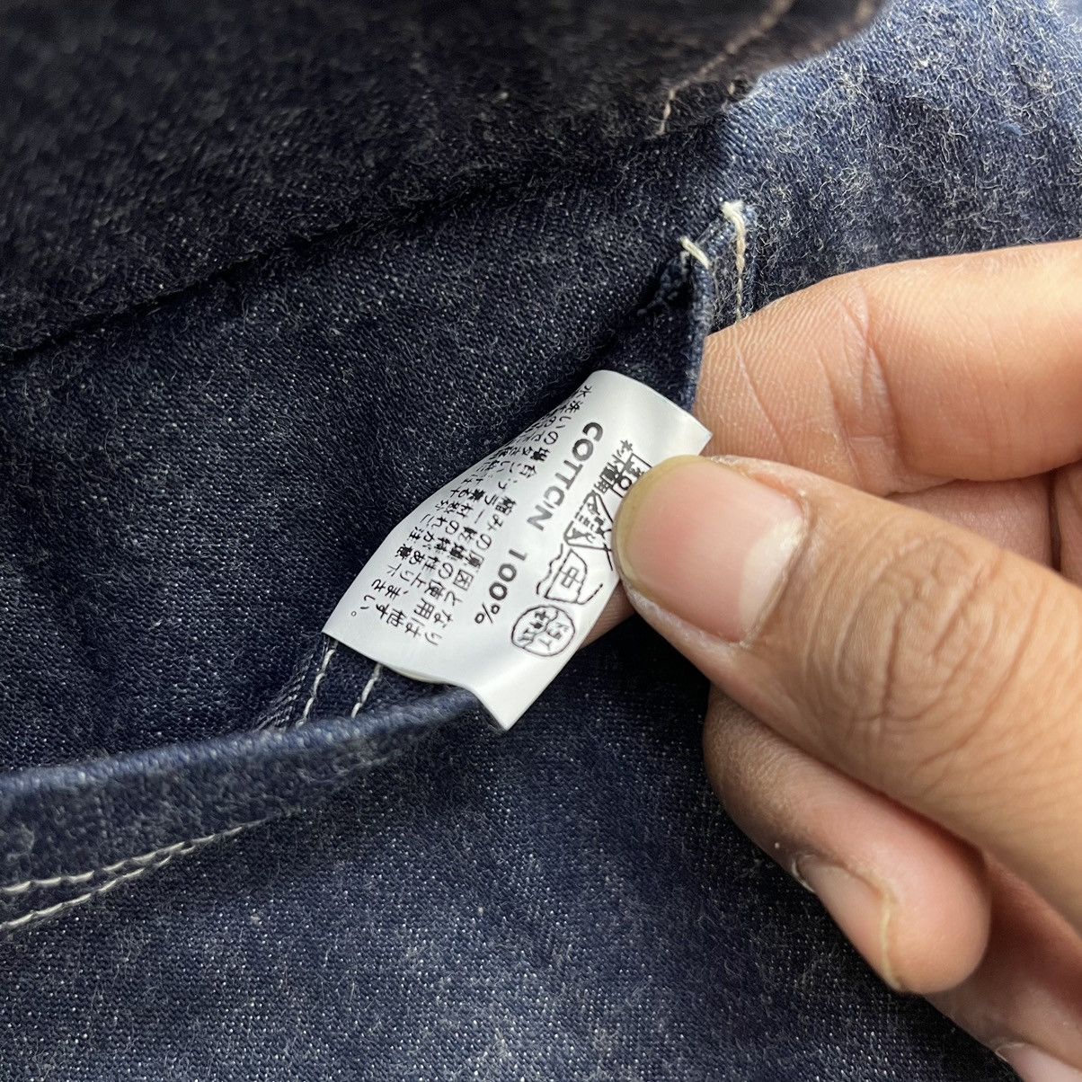 Buzz Rickson's × Japanese Brand × Toyo Enterprises Buzz Rickson’s US NAVY Pull Over Denim Jacket Size US L / EU 52-54 / 3 - 13 Thumbnail