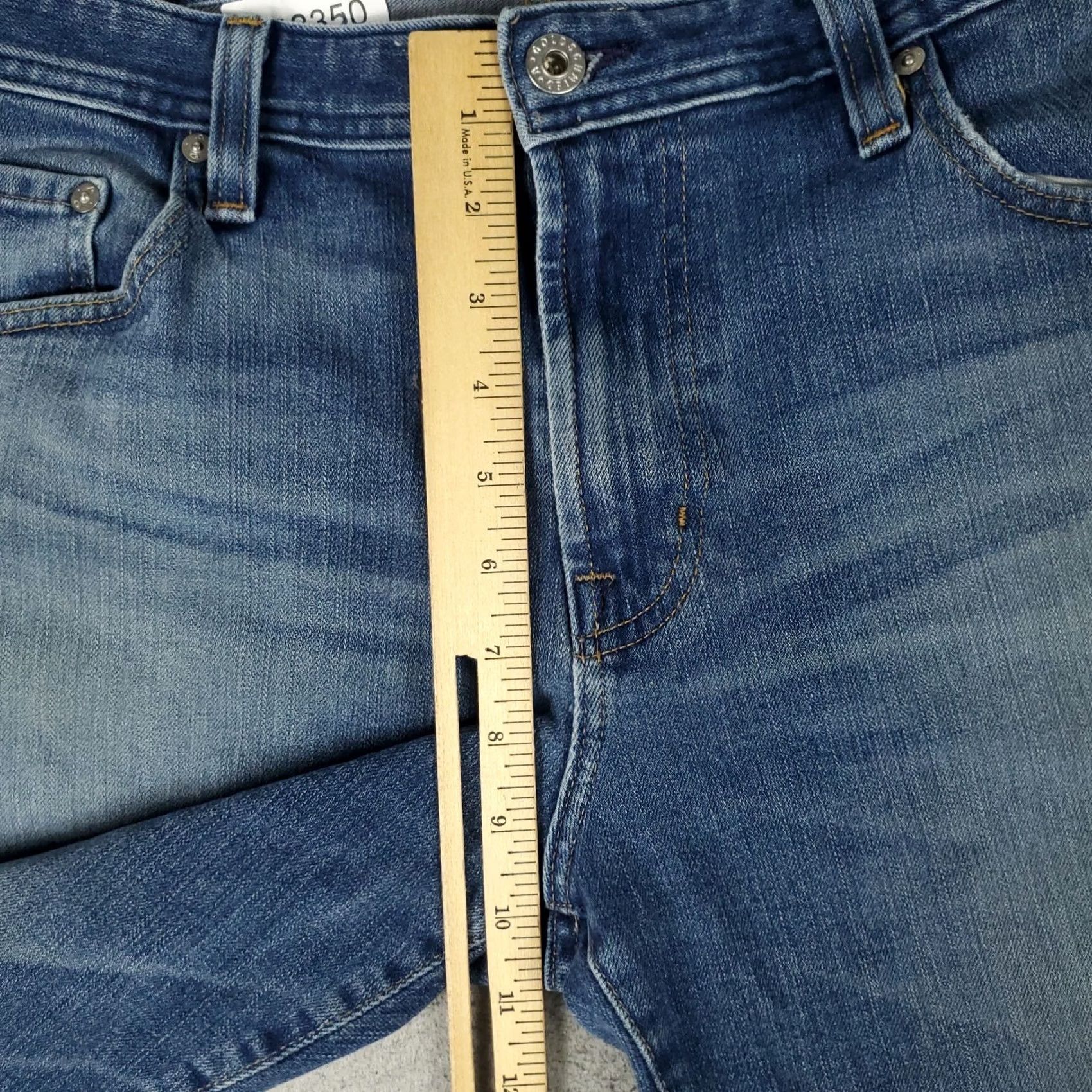 Vintage AG Adriano Goldschmied Jeans Mens 36x32 Blue The Graduate Tailored Leg Size US 36 / EU 52 - 4 Thumbnail