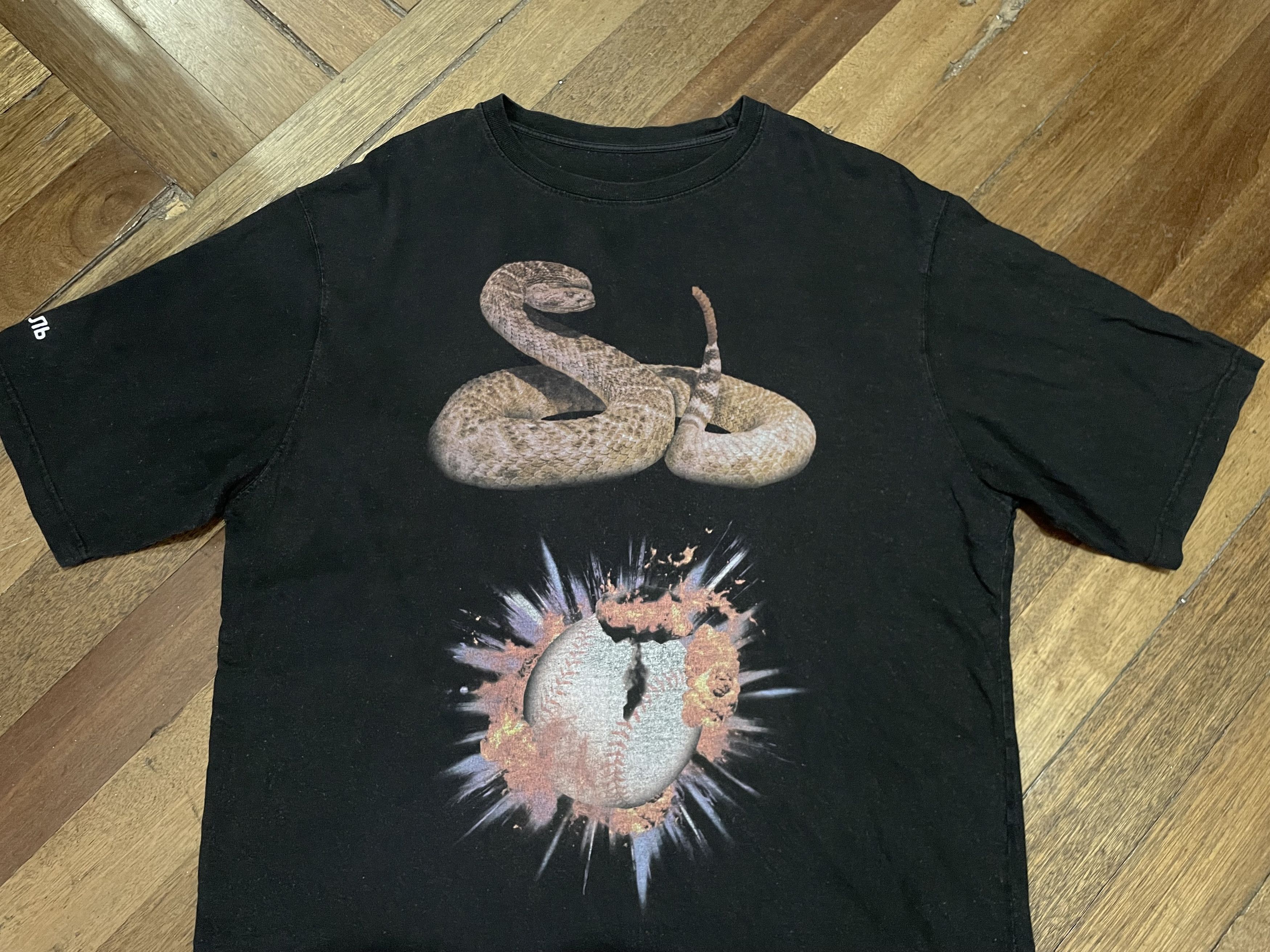 Heron Preston Heron Preston Snakes Tee Size US L / EU 52-54 / 3 - 2 Thumbnail