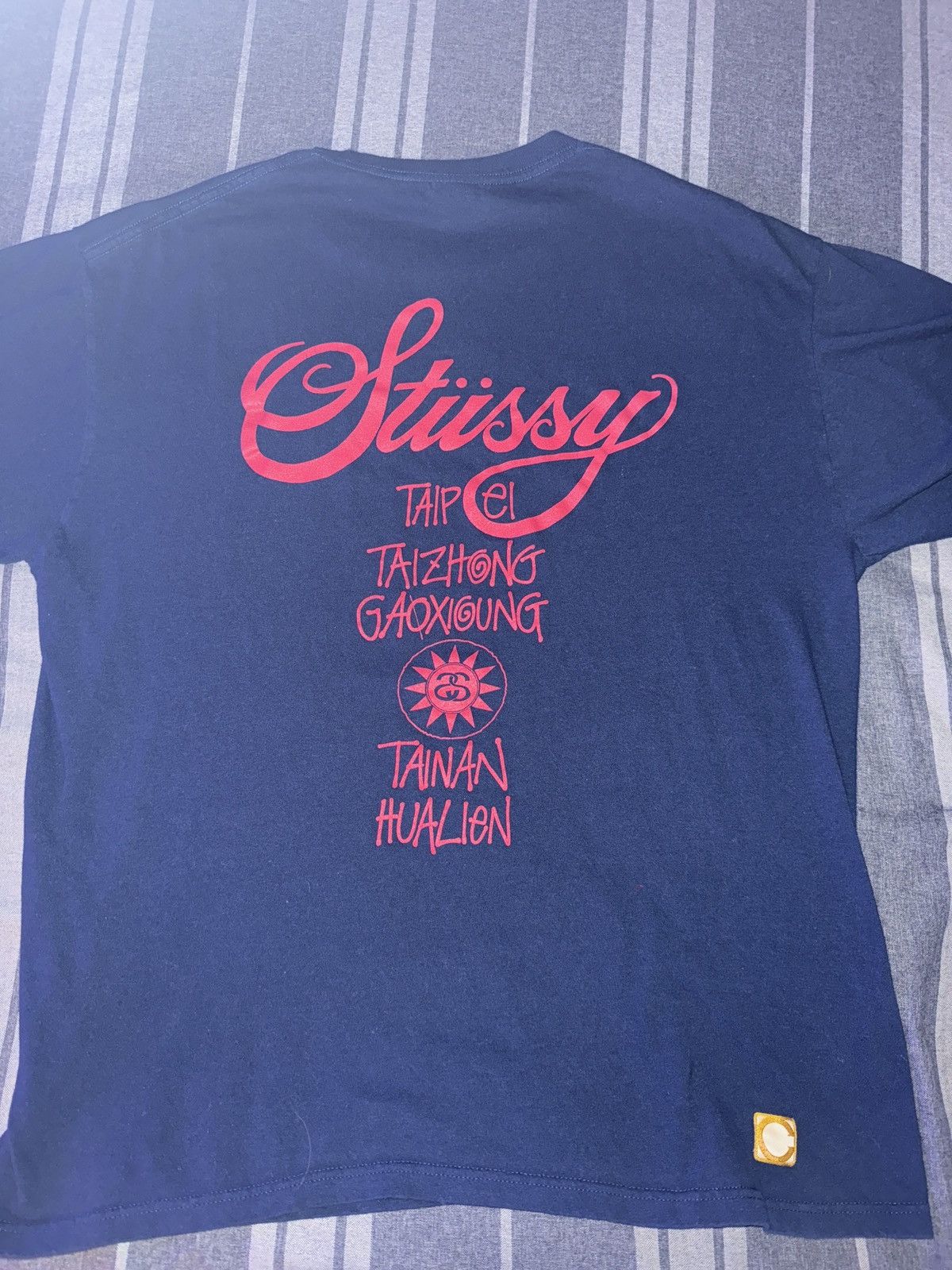 Stussy × Vintage STUSSY WORLD TOUR TEE Size US L / EU 52-54 / 3 - 3 Thumbnail