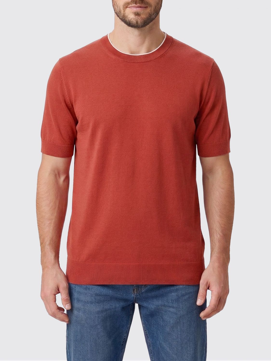 Brunello Cucinelli Brunello Cucinelli Sweater Men Strawberry Size US M / EU 48-50 / 2 - 1 Thumbnail