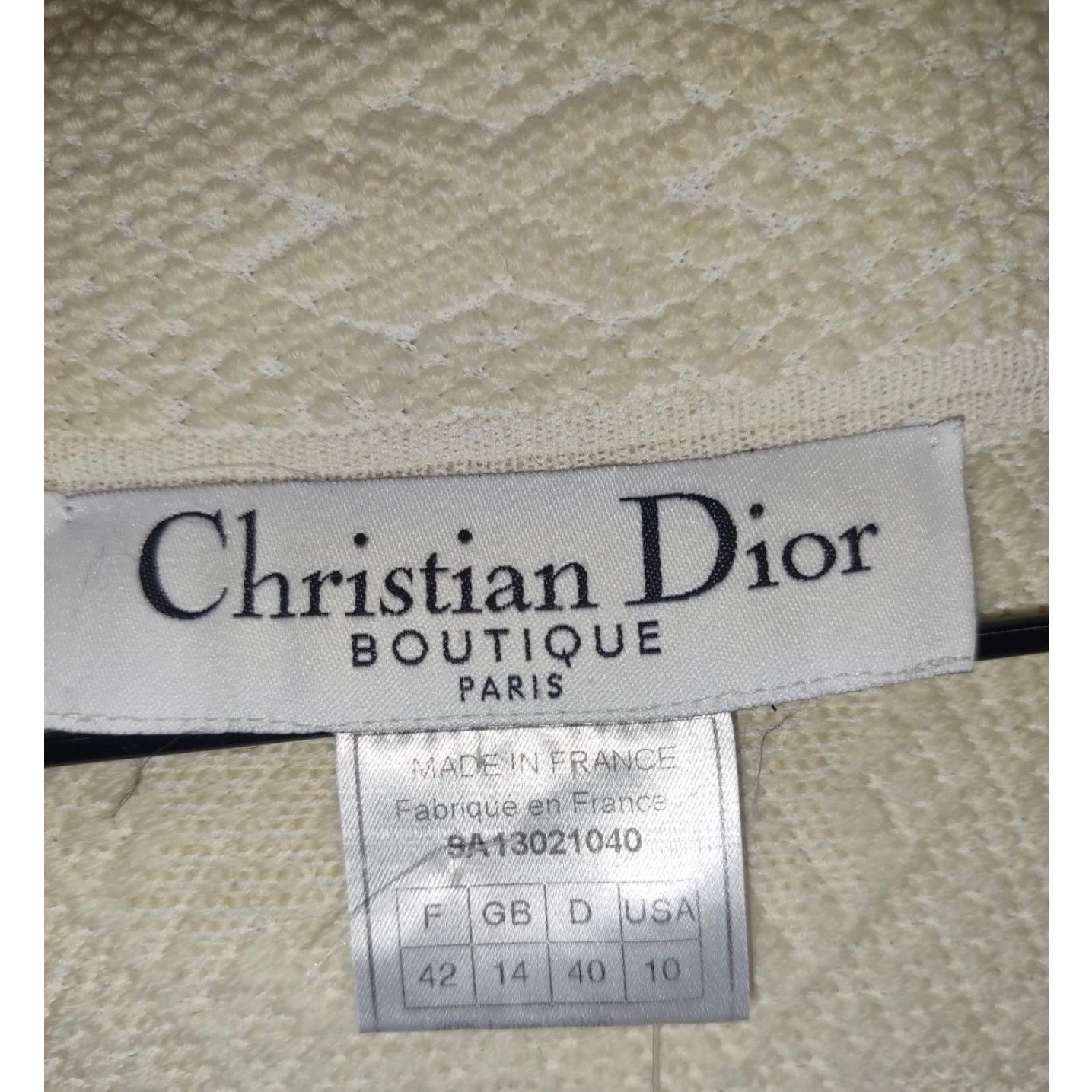 Dior Christian Dior Textured Cardigan Jacket - Size 42/XL Size M / US 6-8 / IT 42-44 - 5 Thumbnail