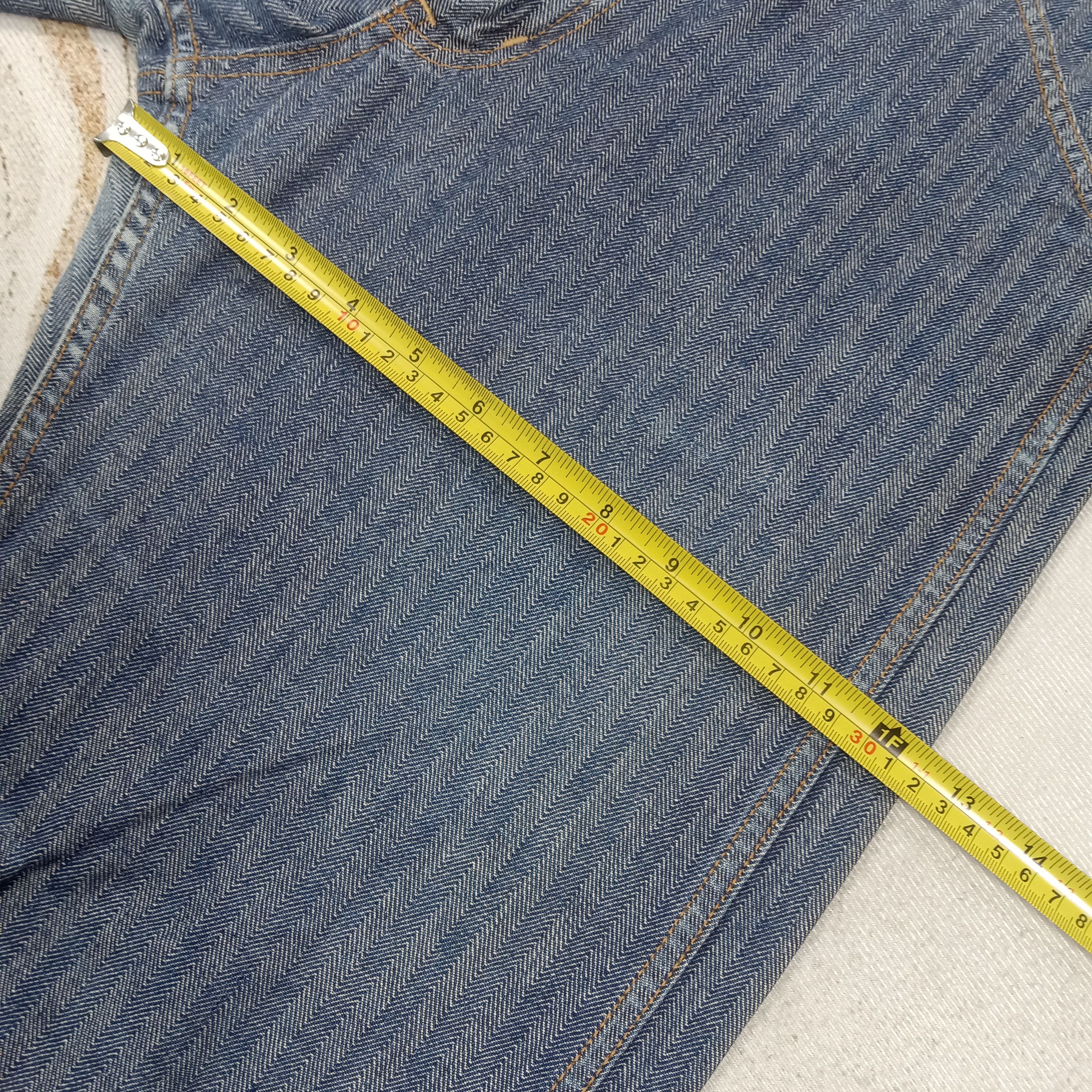 Hysteric Glamour Hysteric Glamour Kinky Stripes Denim Jeans C280N31 Size US 32 / EU 48 - 11 Thumbnail