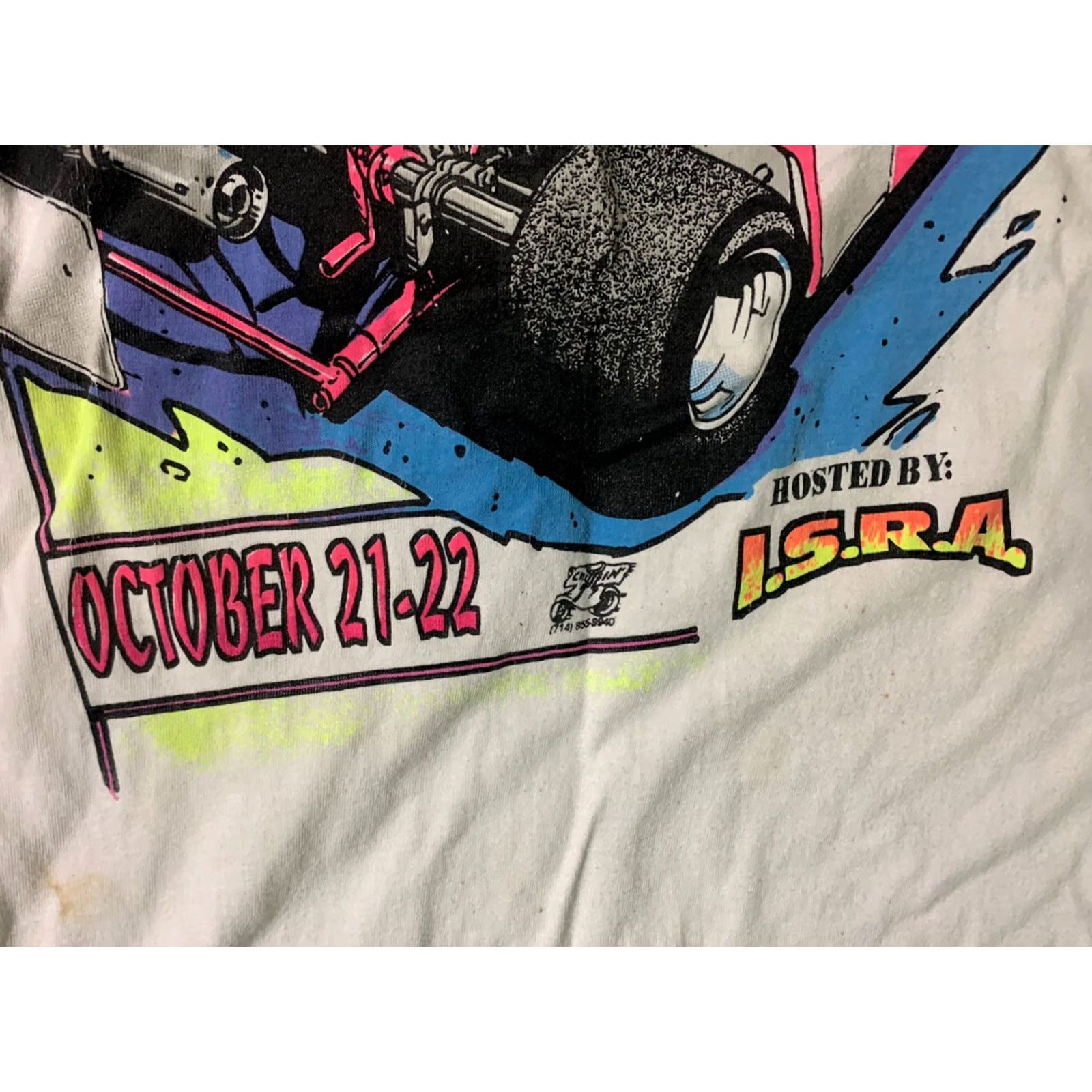 Hanes US Gear Box Racing Championships Vintage Mens Large Extra Large XL T Shirt Size US L / EU 52-54 / 3 - 2 Thumbnail