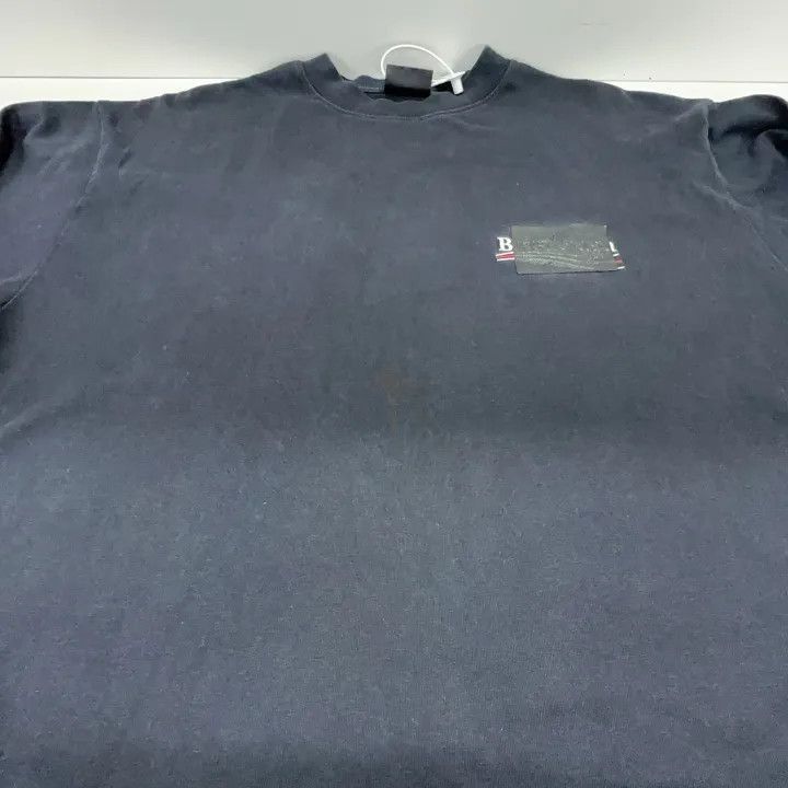 Balenciaga Balenciaga Black Logo Print Short Sleeve T-Shirt 0079-2507 Size US S / EU 44-46 / 1 - 6 Thumbnail
