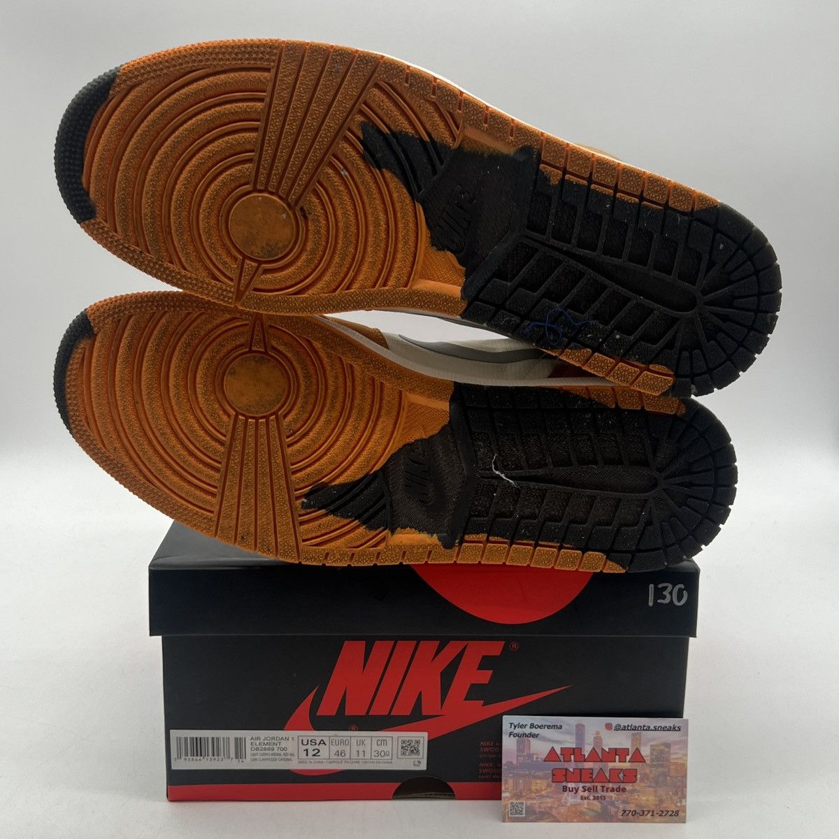 Jordan Brand Air Jordan 1 high element gore Tex light curry Size US 12 / EU 45 - 8 Thumbnail
