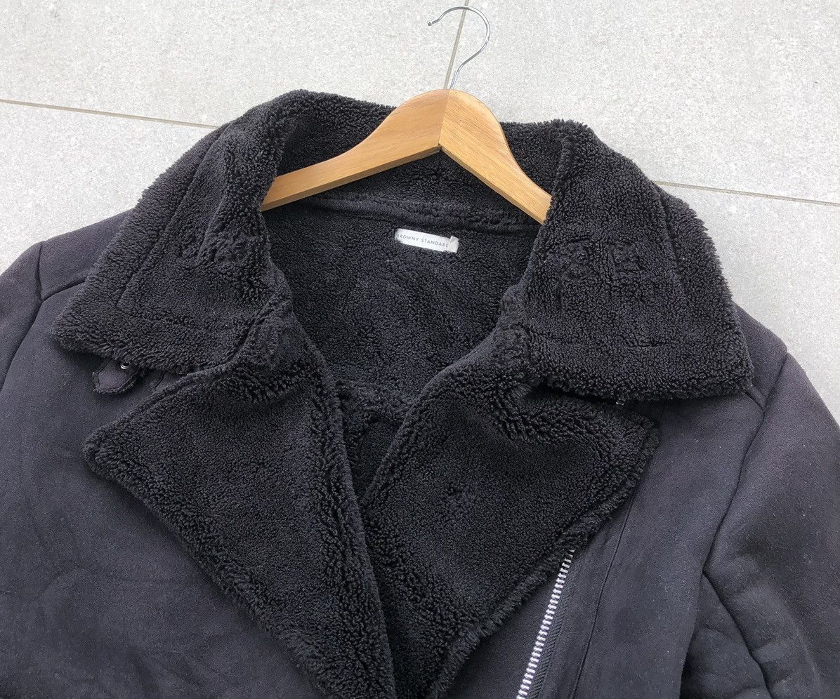 Japanese Brand Browny Standard Suede Shearling Biker Belted Zipper Jacket Size US M / EU 48-50 / 2 - 13 Thumbnail