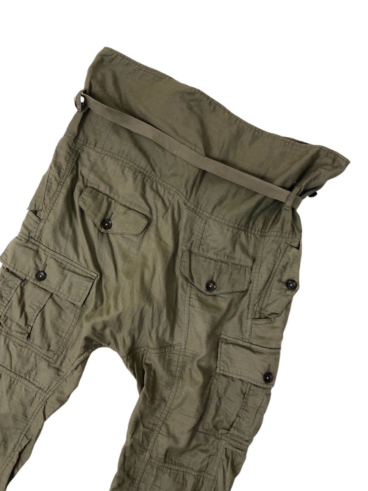 Japanese Brand Japan Brand JPEGG Wrap Ups Waist Crop Cargo Pants Size US 35 - 11 Thumbnail