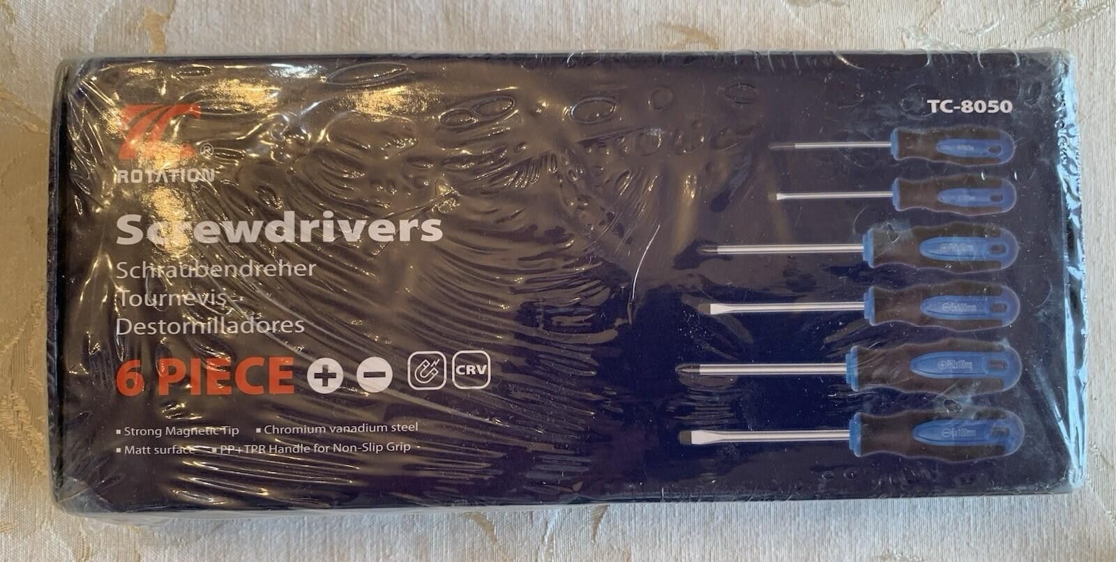 The Unbranded Brand Rotation brand 6 Piece Screwdriver Set TC-8050 Size ONE SIZE - 1 Thumbnail
