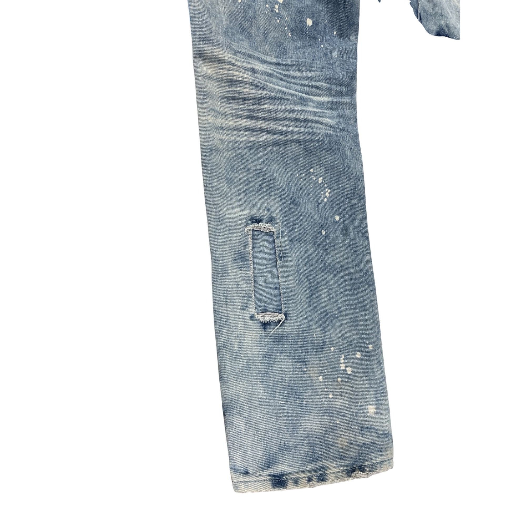 Jordan Craig Jordan Craig Artisan mens blue grunge distressed jeans 38/34 Size US 38 / EU 54 - 14 Thumbnail