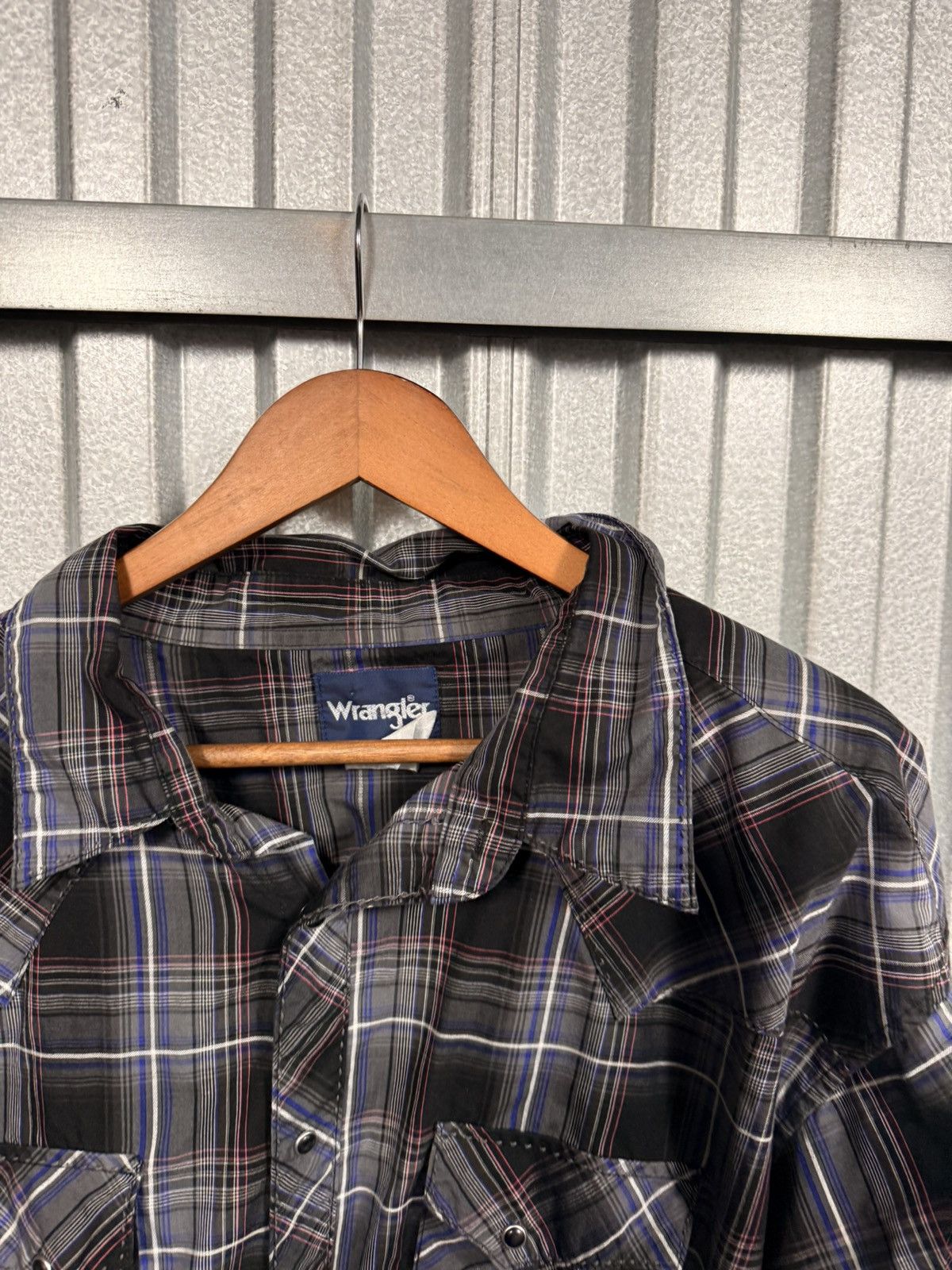 Wrangler Vintage Wrangler Western Pearl Snap Pink Button Up Shirt Size US XXL / EU 58 / 5 - 3 Thumbnail