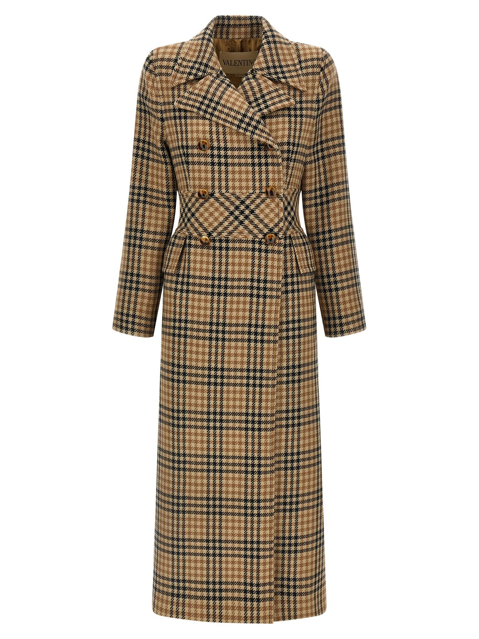 Valentino Valentino Garavani Houndstooth Wool Coat Size M / US 6-8 / IT 42-44 - 1 Thumbnail