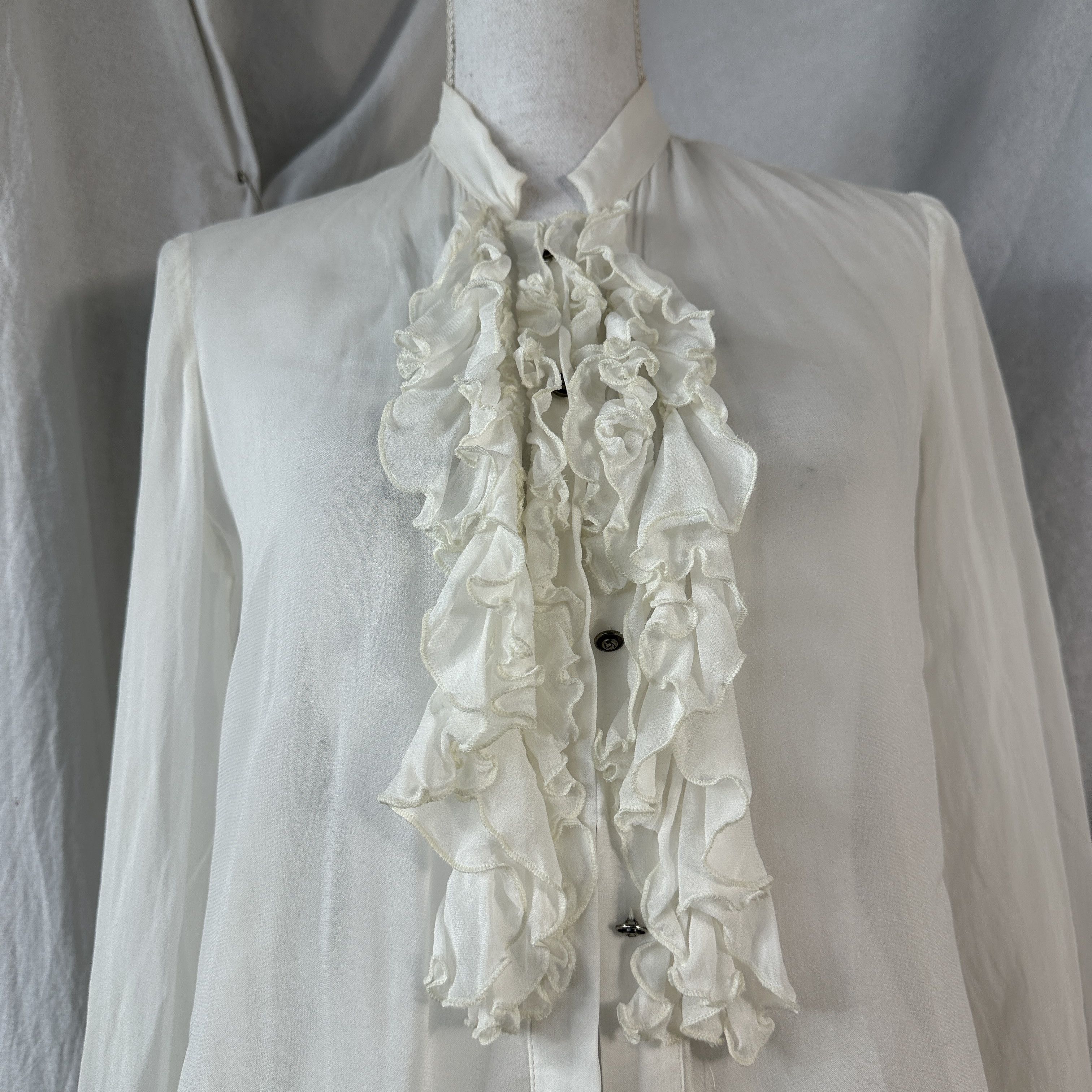 Just Cavalli × Vintage Vintage Ruffled Cavalli Size M / US 6-8 / IT 42-44 - 1 Thumbnail