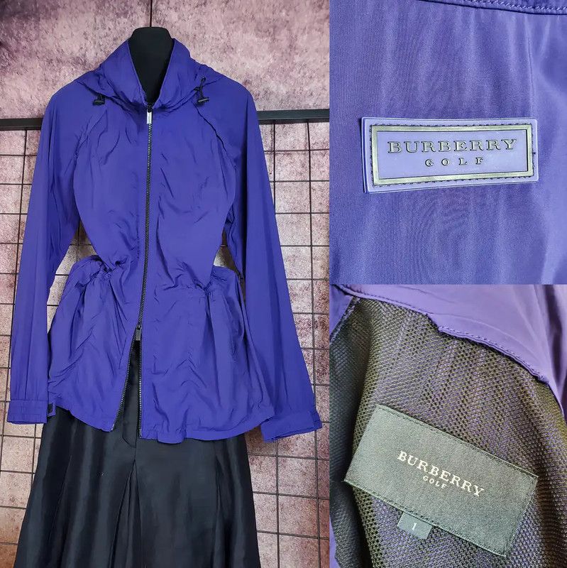 Burberry Burberry Purple Hooded Long Sleeve Cardigan Size S / US 4 / IT 40 - 1 Thumbnail