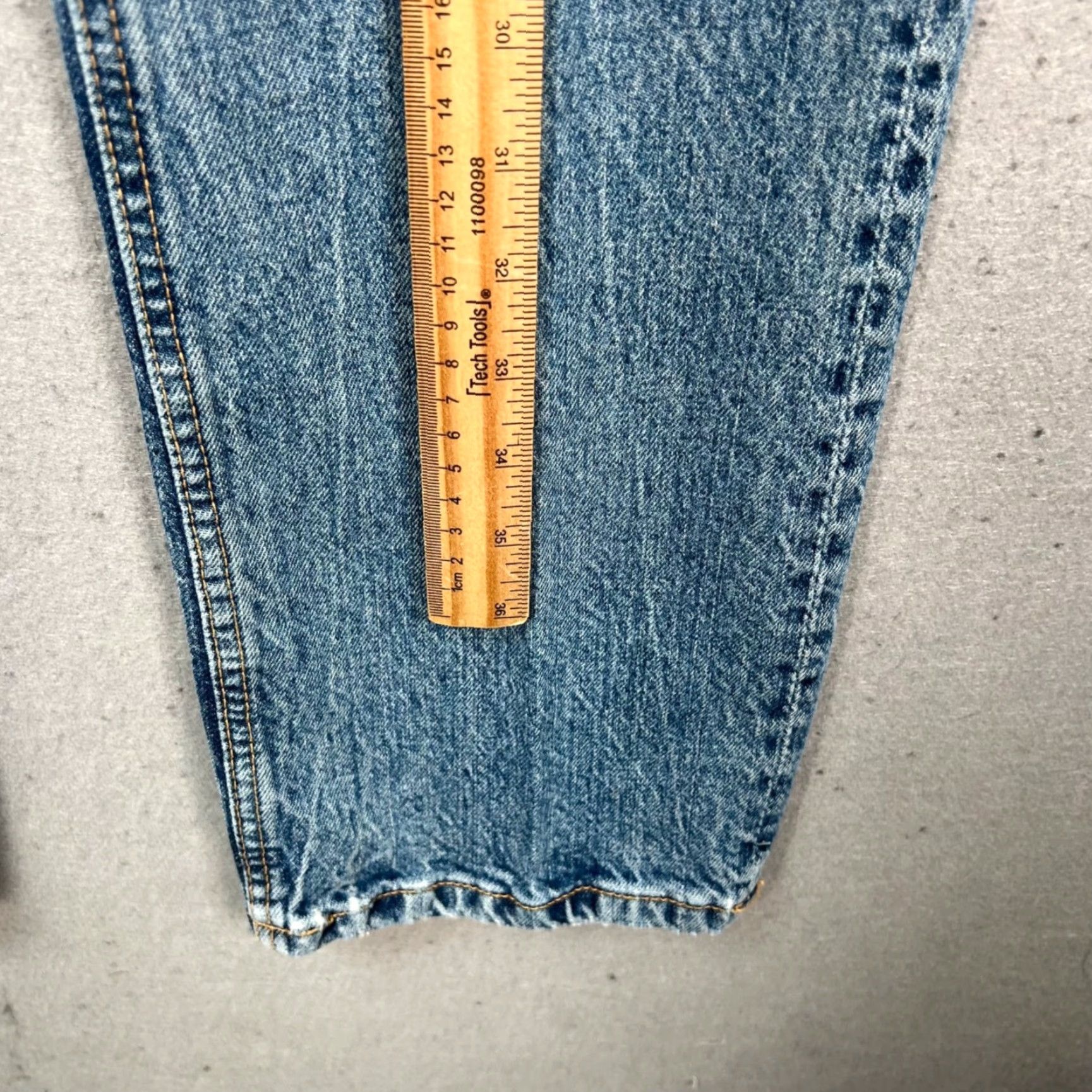 Zara Zara Jeans Womens Size 2 Light Blue Straight Leg Denim 5-Pocket 32 Inseam High Rise Vintage: No 90s Theme Womens Size 26" / US 2 / IT 38 - 6 Thumbnail