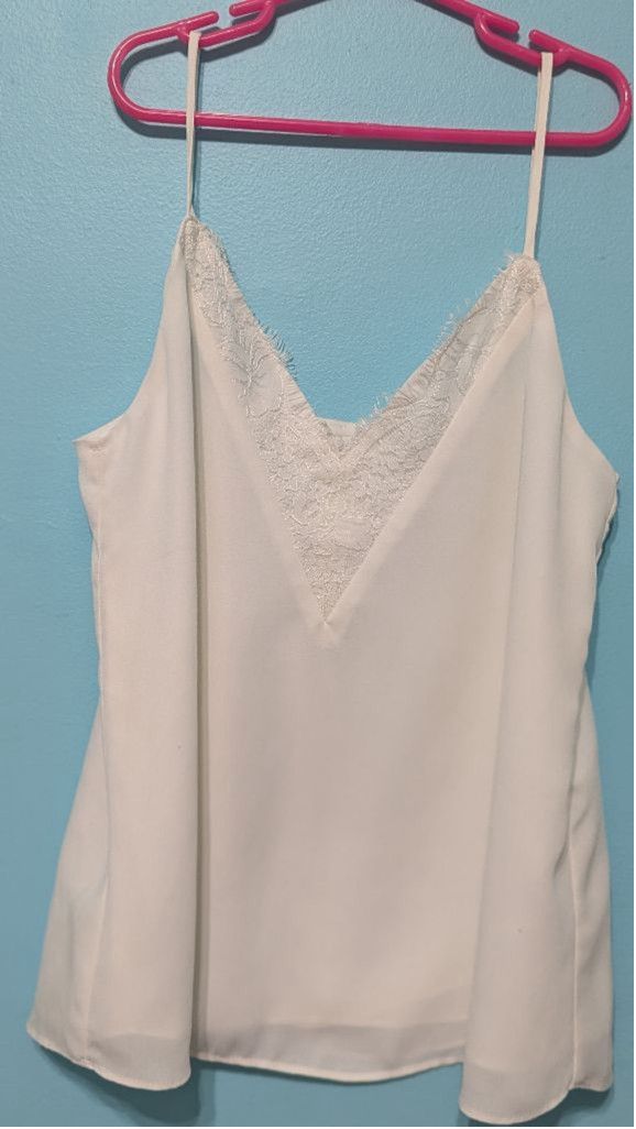 Designer Women's Socialite Cami XS White Lace Size XS / US 0-2 / IT 36-38 - 1 Thumbnail