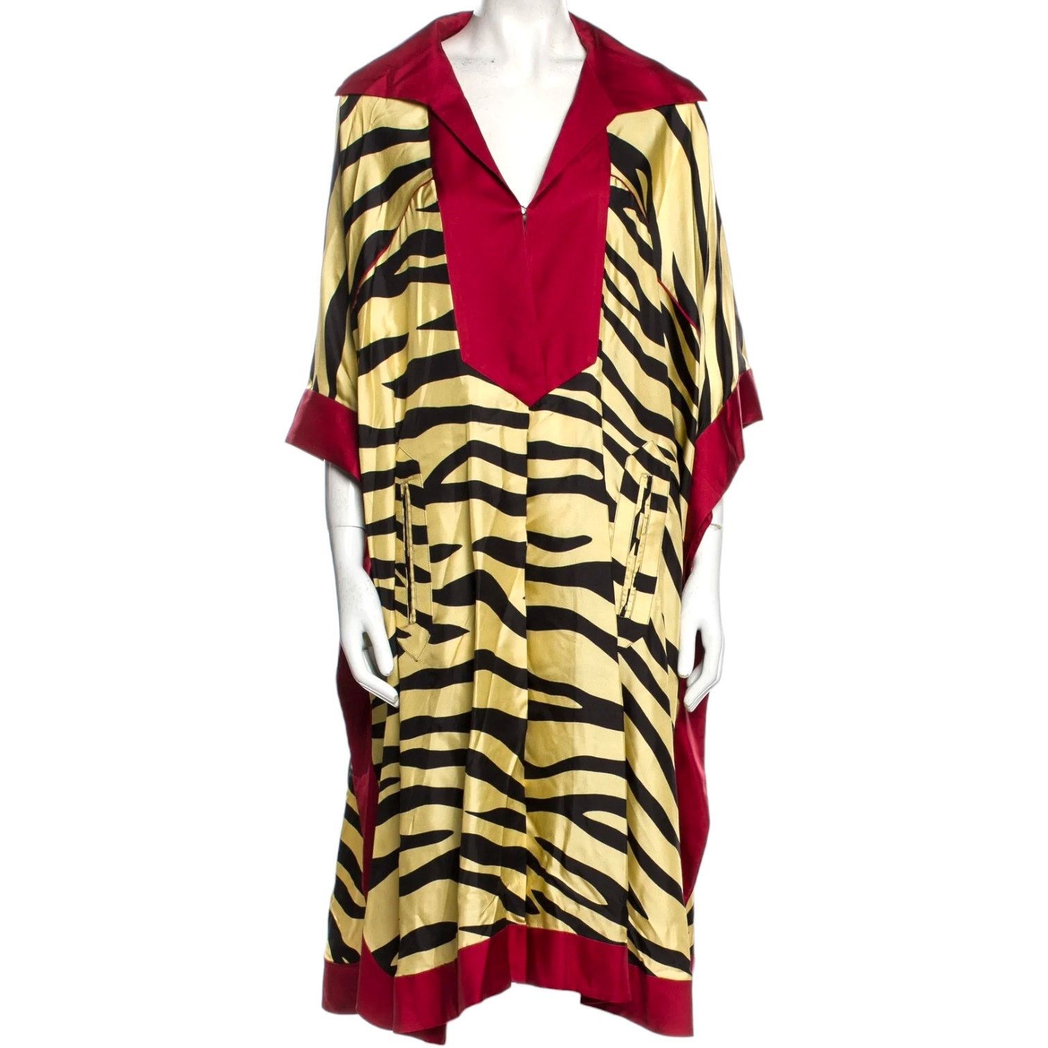 Gucci GUCCI Loungewear Silk Robe w/ Tags, Small/IT40 Size S / US 4 / IT 40 - 2 Thumbnail