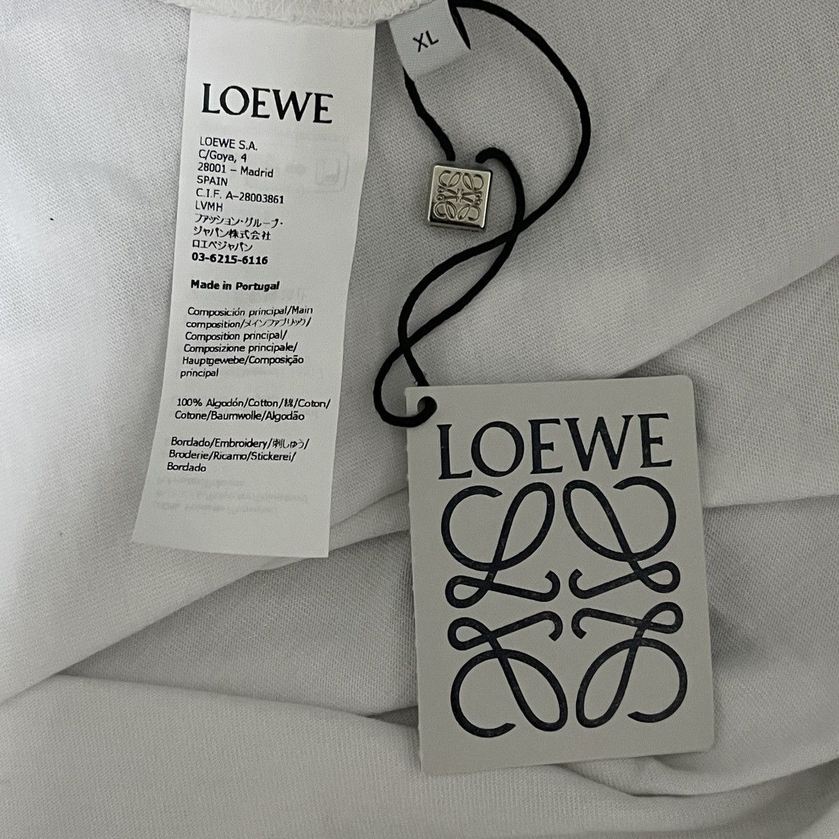 Loewe Loewe Anagram T Shirt Size US XL / EU 56 / 4 - 5 Thumbnail