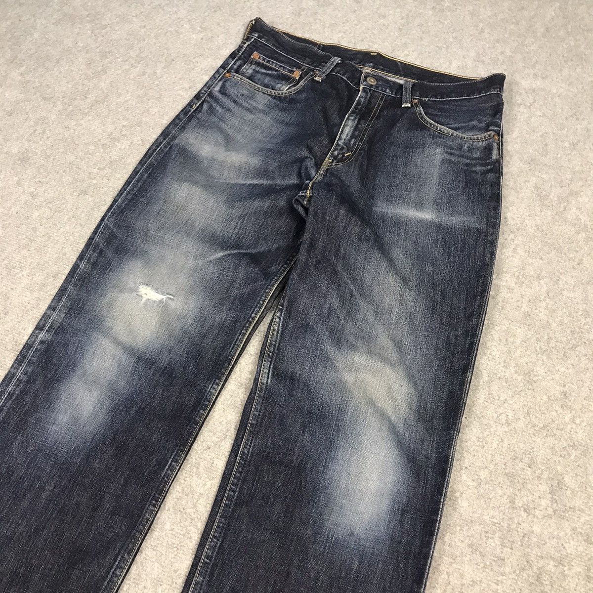 Levi's Vintage Clothing Levis Distressed denim blue jeans pants Size US 31 - 5 Thumbnail