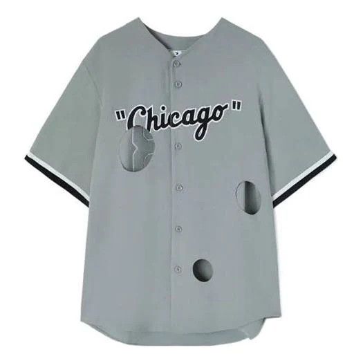 MLB × Off-White o1in1s1024 Q:1 / Chicago WS Cheese Shirt in Grey Size US L / EU 52-54 / 3 - 1 Thumbnail