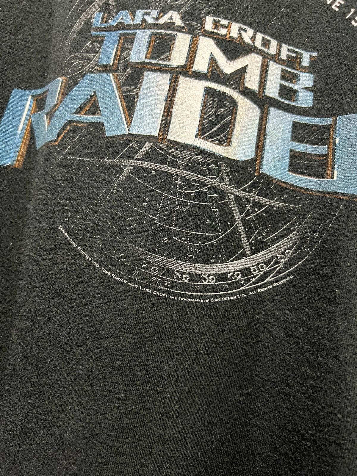 Vintage Vintage 90s Lara Croft Tomb Raider Promo Tshirt Size US XL / EU 56 / 4 - 3 Thumbnail