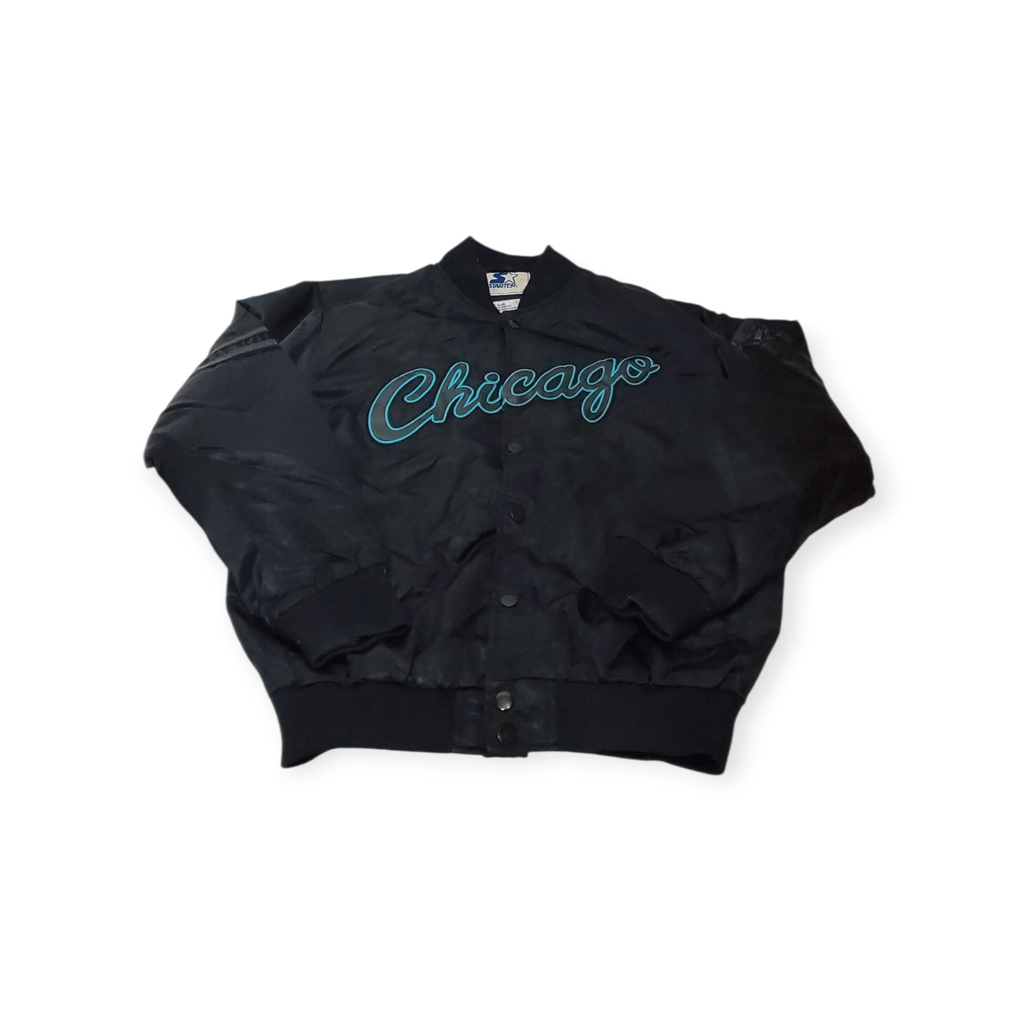 Starter 90s Chicago Bulls Starter Jacket Carolina Blue Size US XL / EU 56 / 4 - 1 Thumbnail