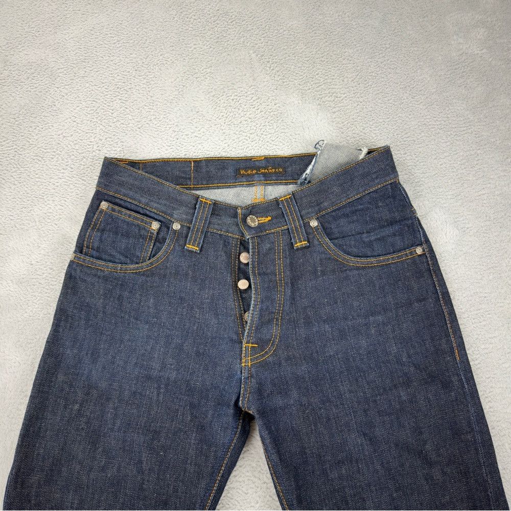 Nudie Jeans Nudie Men's Size 30x28 NJ2000 Average Joe Dry Heavy 100% Co Size US 30 / EU 46 - 9 Thumbnail
