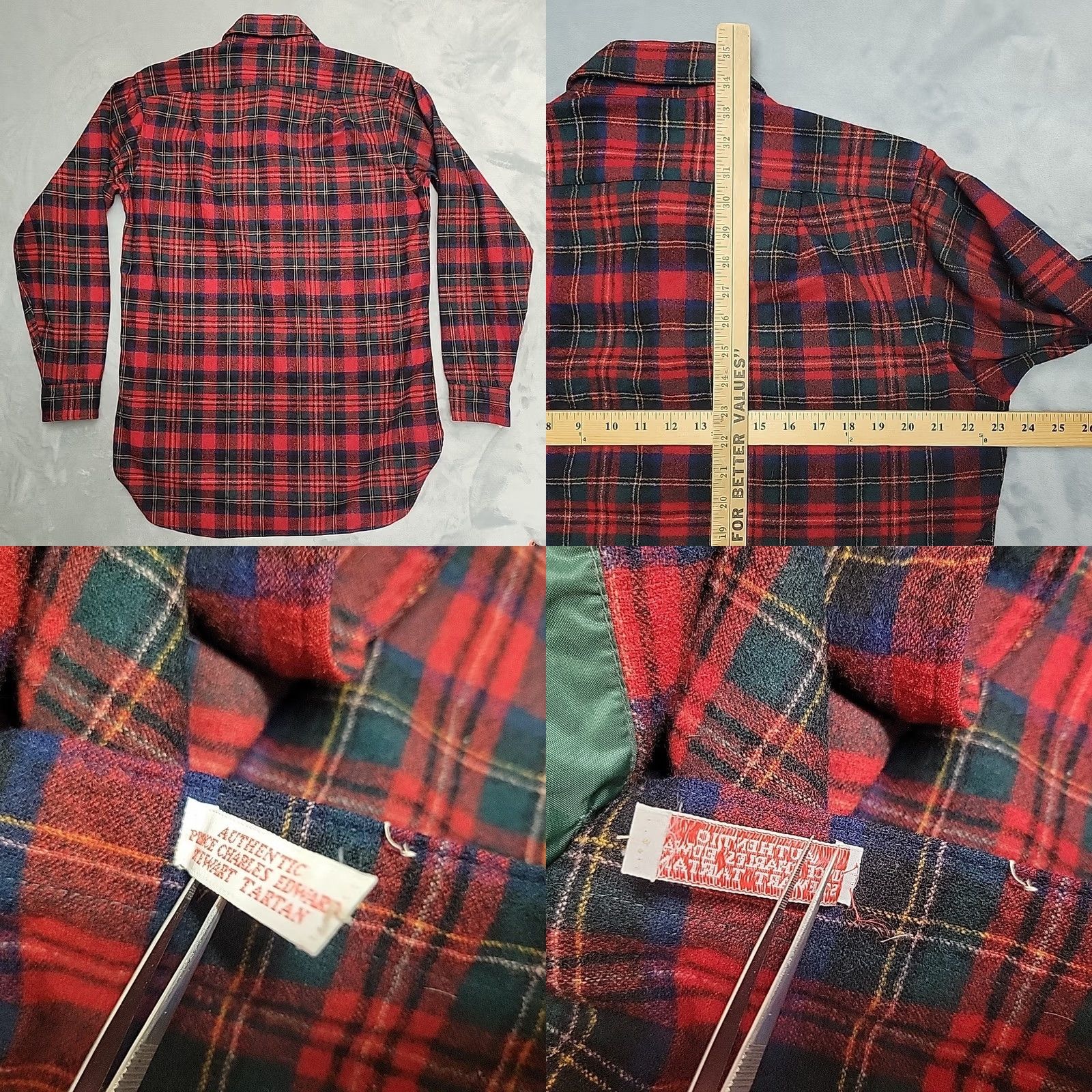Pendleton VTG Pendleton Shirt Mens 16 Red Tartan Plaid Wool Flap Pocket Made in USA Board Shirt Mens 16 Red Wool Plaid Flap Pocket Pendleton VTG Board USA Size US L / EU 52-54 / 3 - 8 Thumbnail