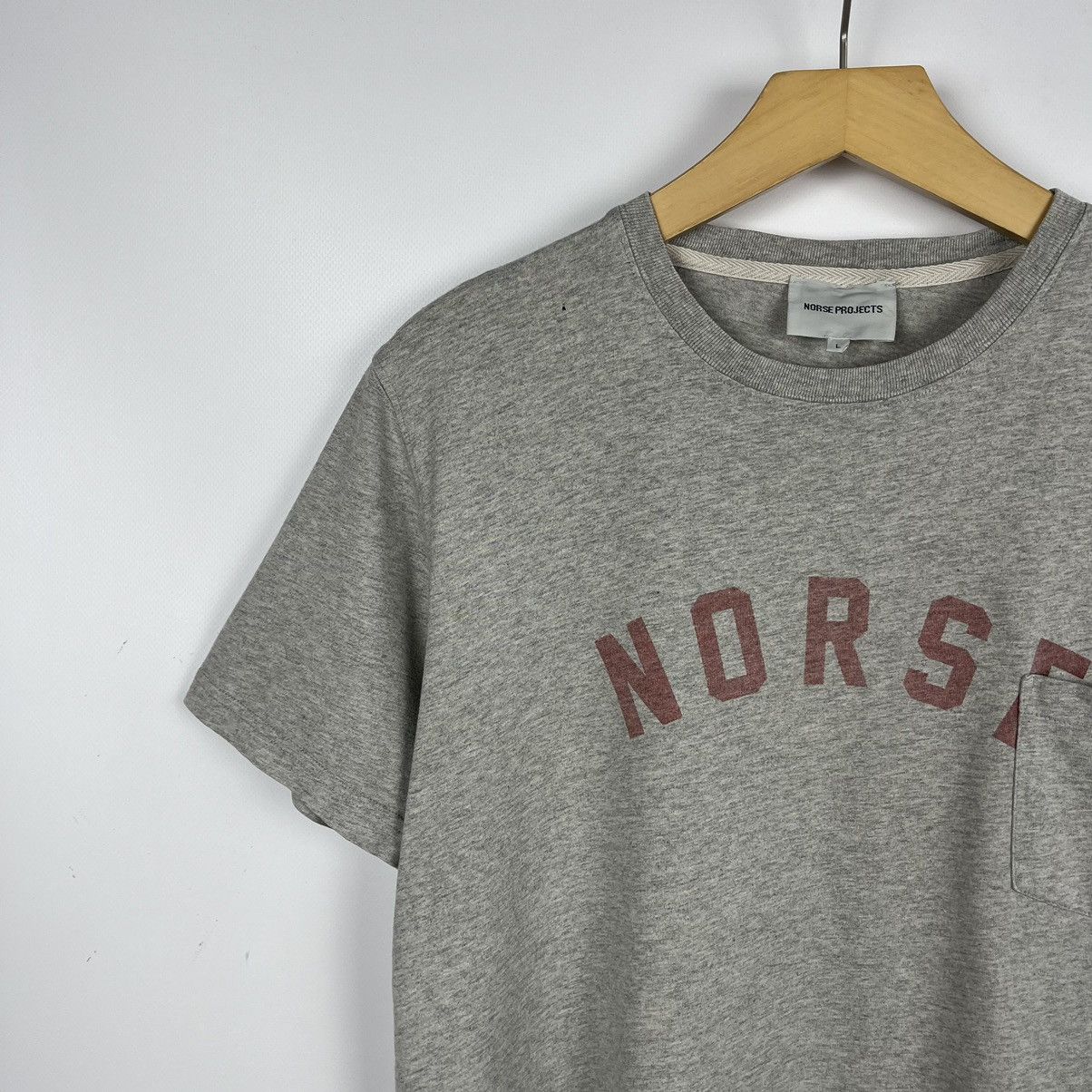 Norse Projects Norse Projects big logo pocket tee Size US L / EU 52-54 / 3 - 5 Thumbnail