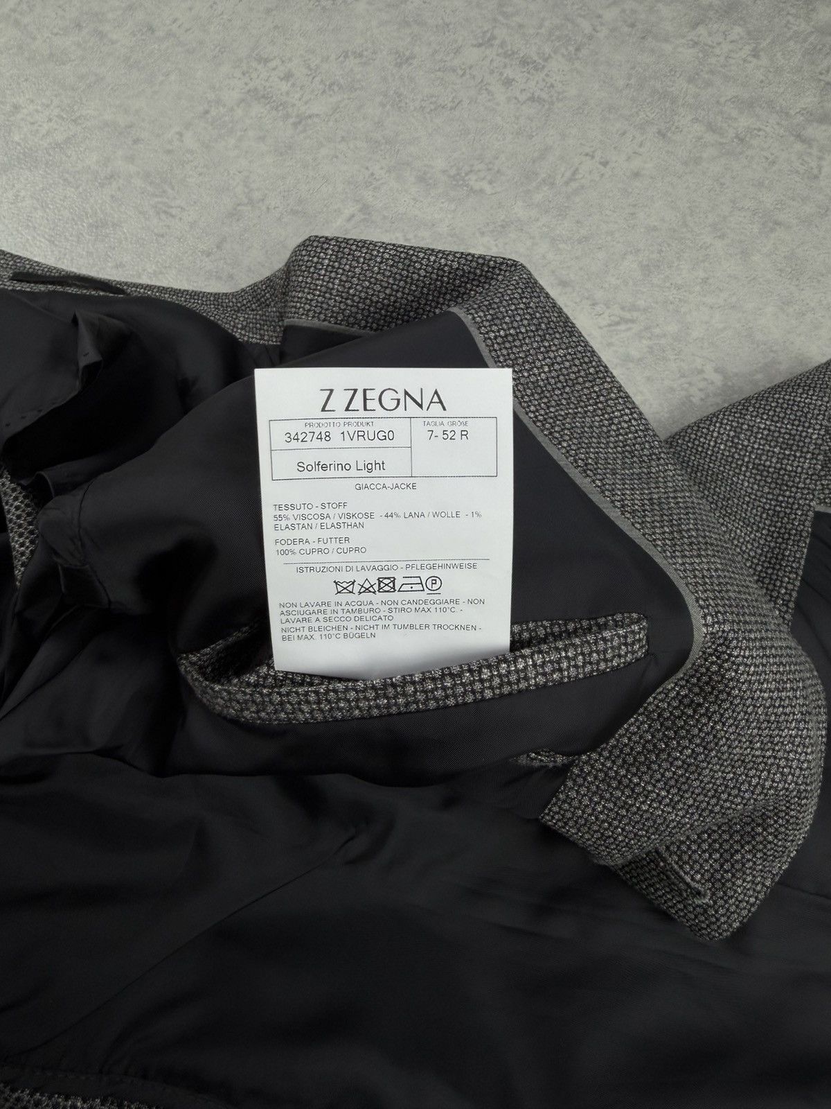 Z Zegna Z Zegna Solferino Light Blazer Jacket Wool Size 52R 42R Size 42R - 9 Thumbnail