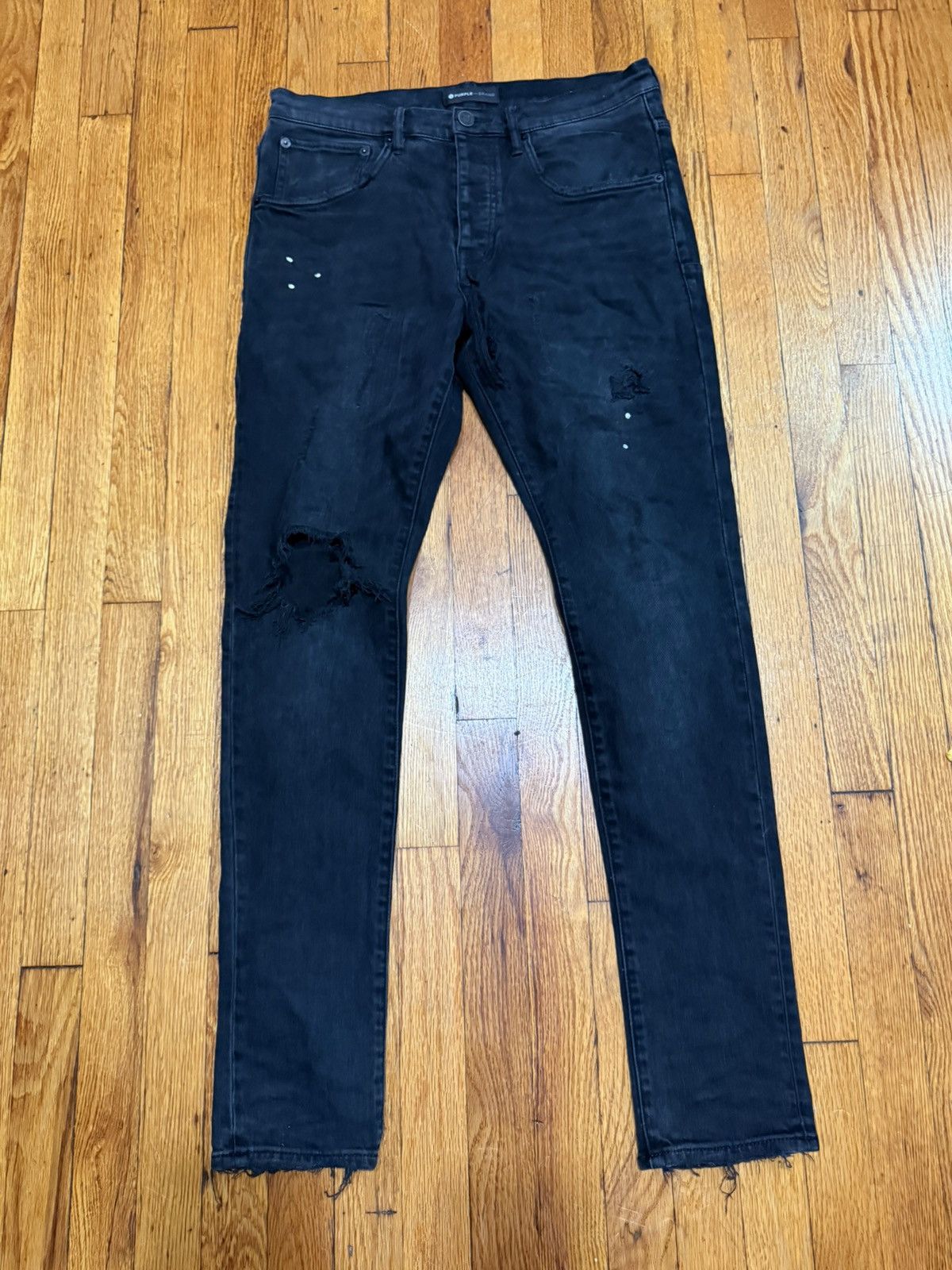 Purple Purple Jeans Black Size 32 Size US 32 / EU 48 - 1 Thumbnail
