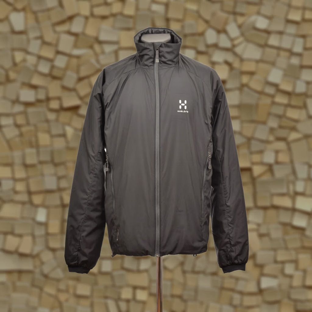 Vintage Haglöfs Barrier III 3 Jacket Pertex Classic Eco Outdoor Hiking Size M Jacket Men Black Windbreaker Size US M / EU 48-50 / 2 - 1 Thumbnail
