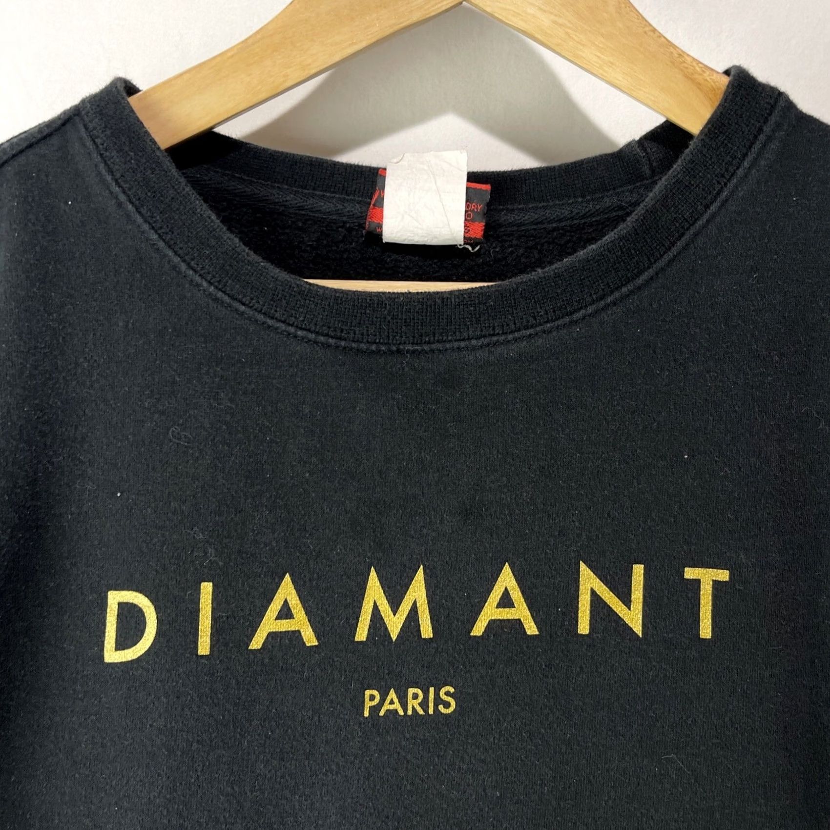Diamond Supply Co. Diamond Supply Co Sweatshirt Womens Medium Diamant Paris Pullover Crew Black Cotton Blend Fleece Logo Beach Sports Winter Fall Spring Kid? Size M / US 6-8 / IT 42-44 - 6 Thumbnail