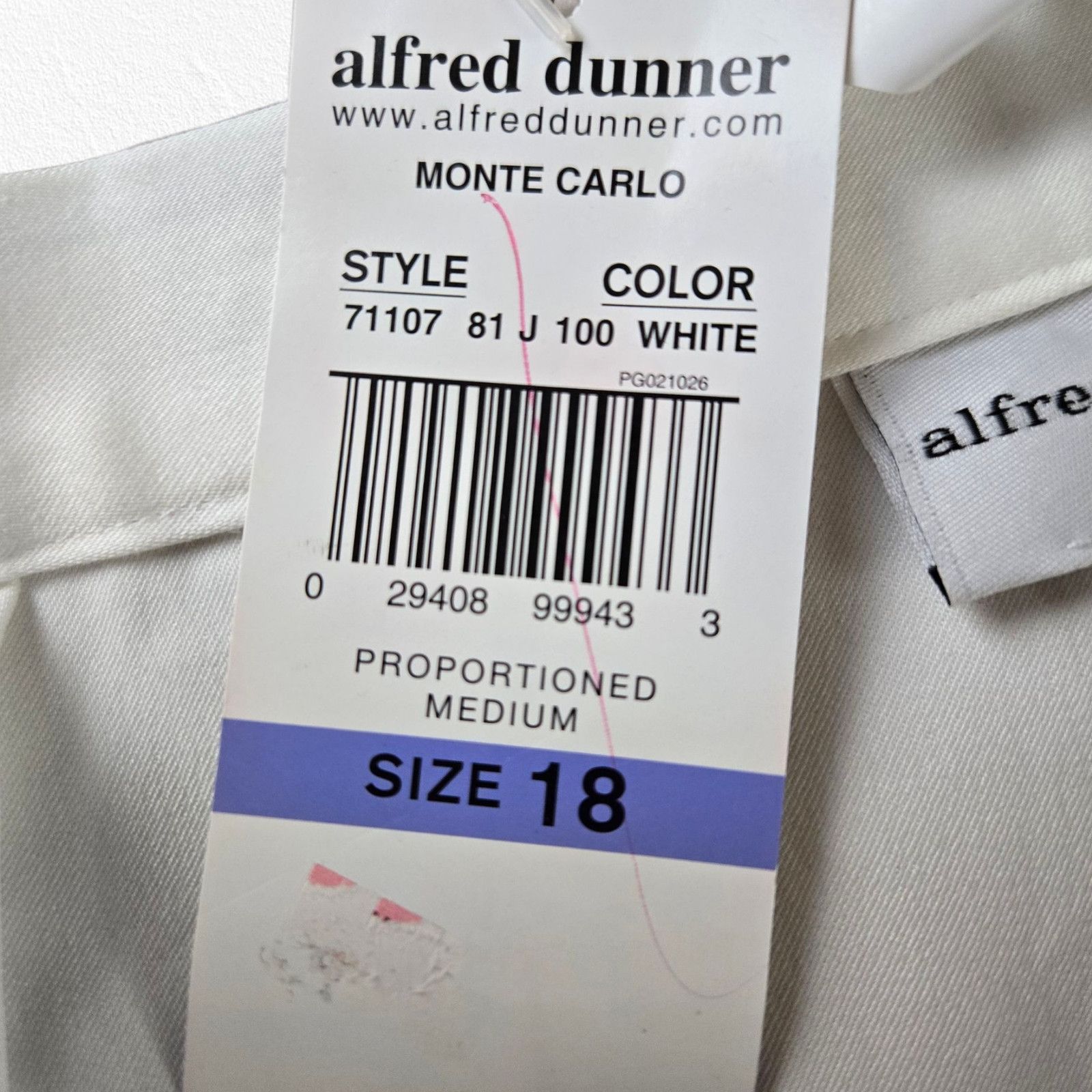 Other White Classic Stretch Minimal Straight Pants Size 18 Size 40" / US 18 - 5 Thumbnail