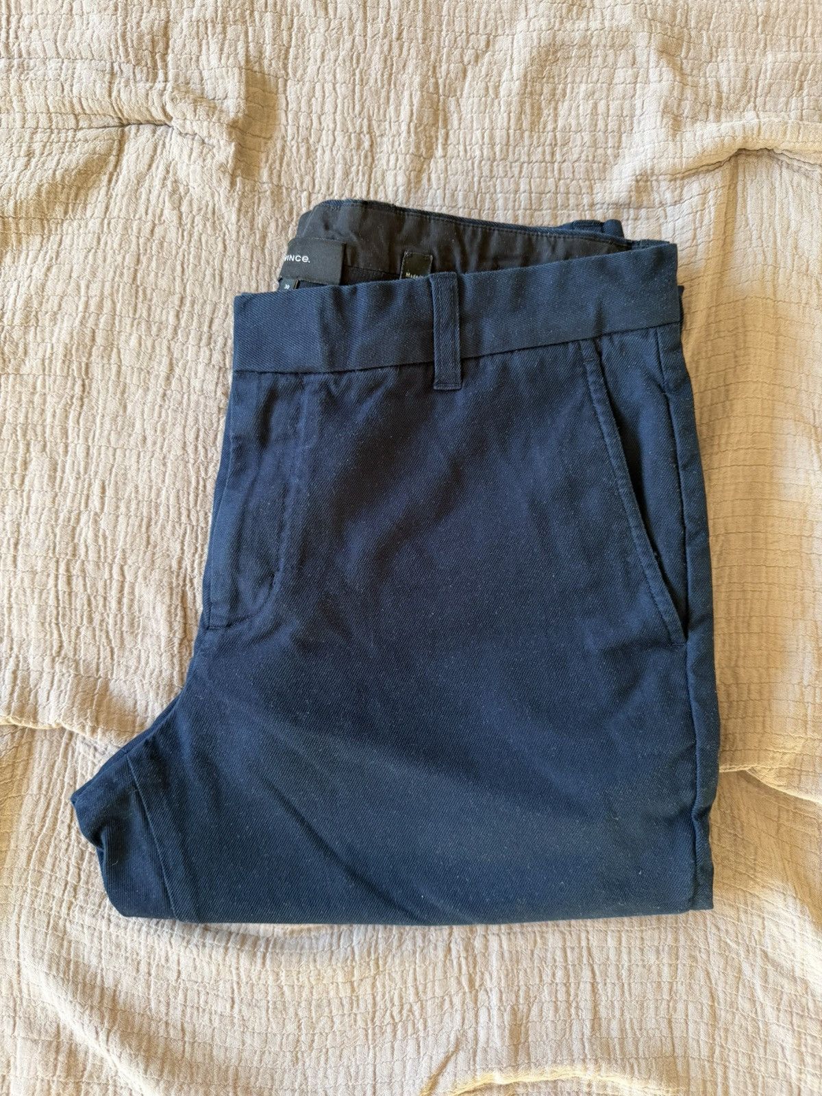 Vince Vince Navy Chinos Size US 30 / EU 46 - 4 Thumbnail